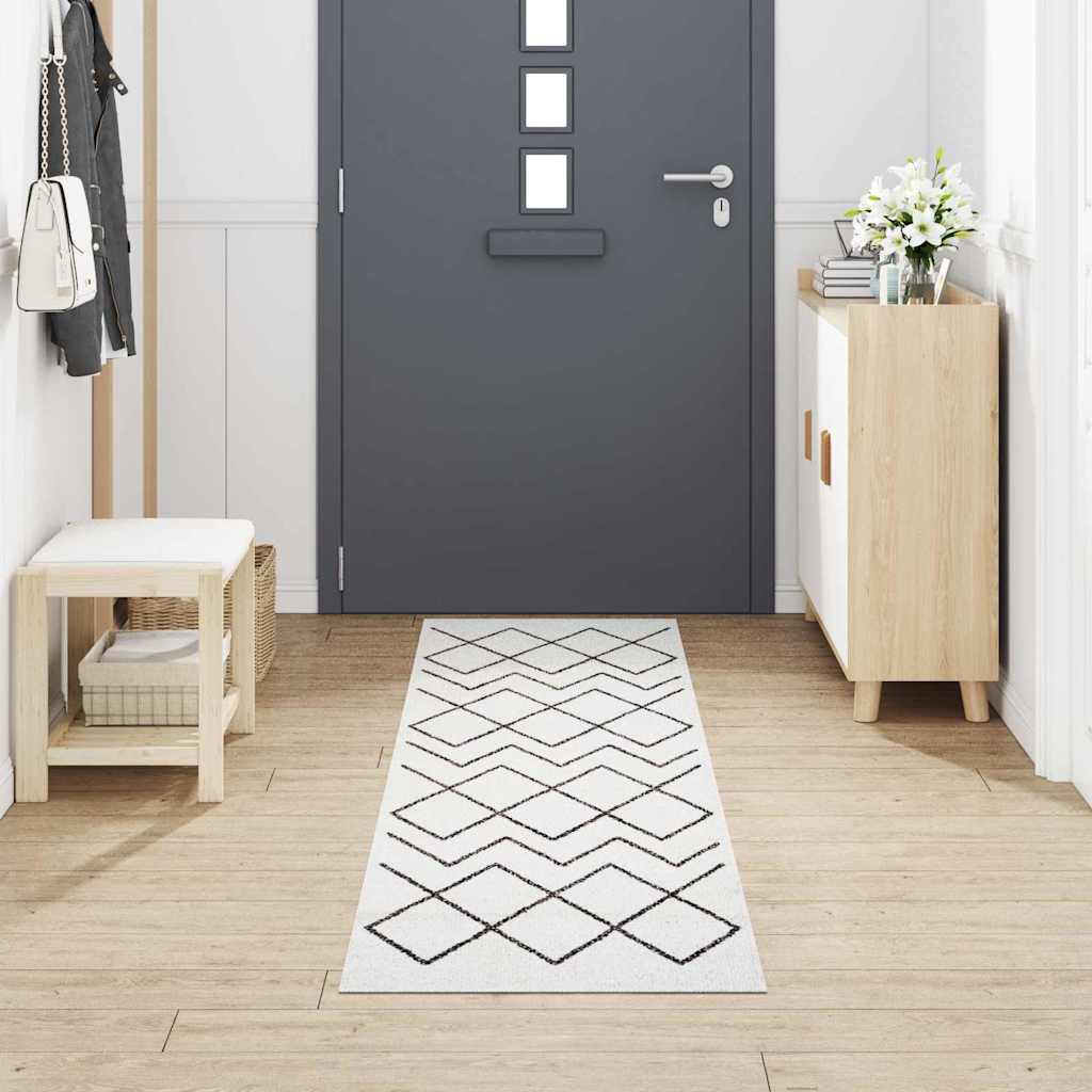 vidaXL Keuken Mat Geometric Geometrisch 60 x 300 cm Fluweel
