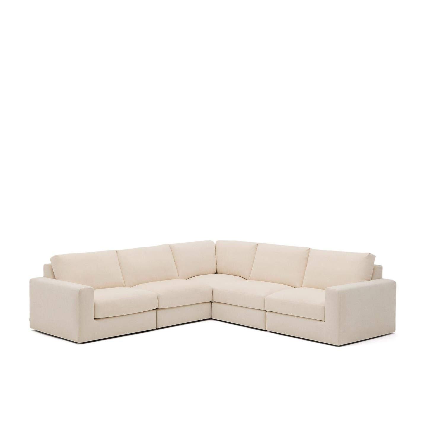 Kave Home 5-zits Hoekbank Alea - Beige