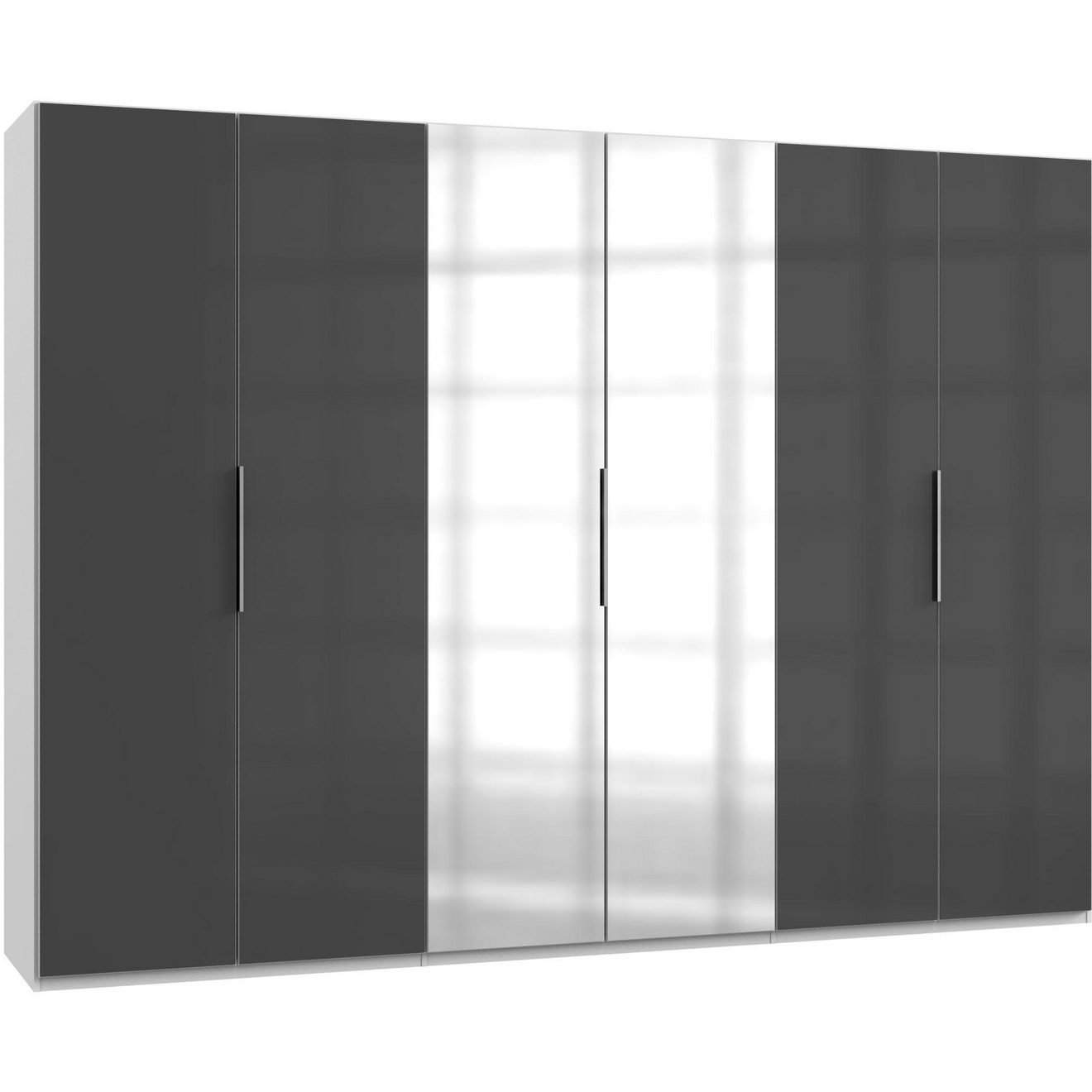 Wimex Kledingkast Level by fresh to go met glas- en spiegeldeuren
