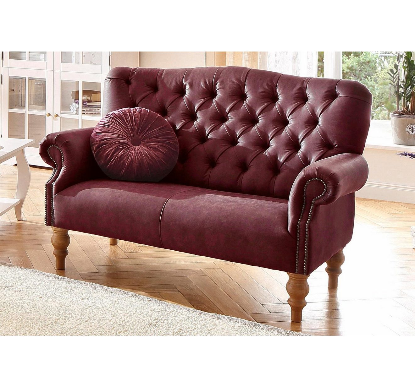 Home affaire Chesterfield-bank Lord met echte chesterfield-capitonnage en siernagels