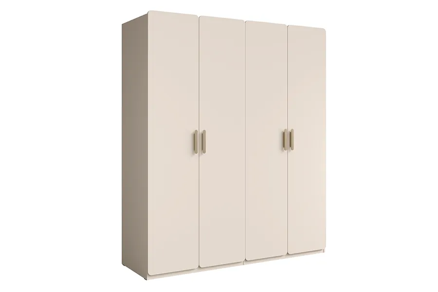 WOONENZO Kledingkast Lorenz - beige (180 cm)