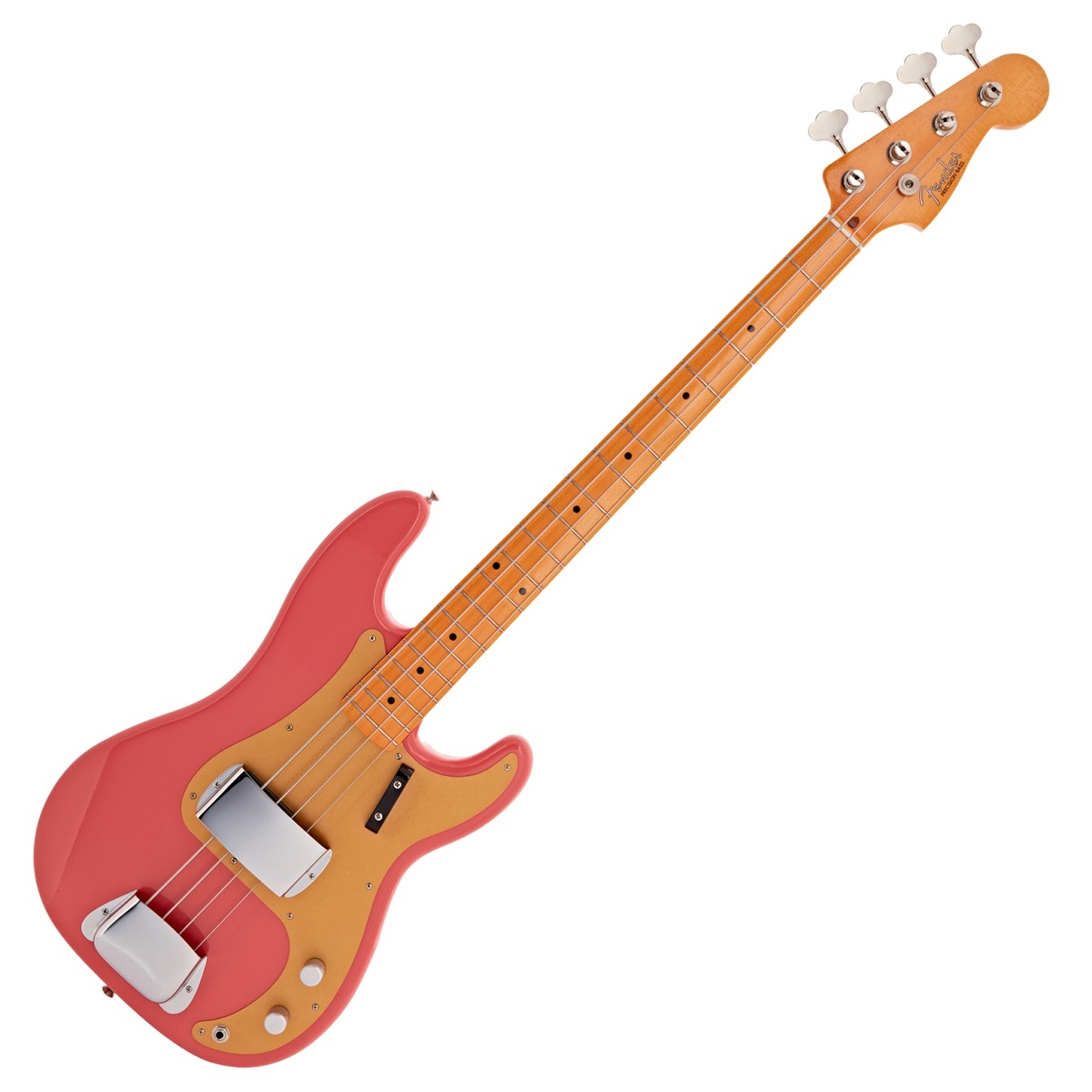 Fender Custom Shop 59 Precision Bass DLX Closet Classic Super Faded Aged Fiesta Red #R132891