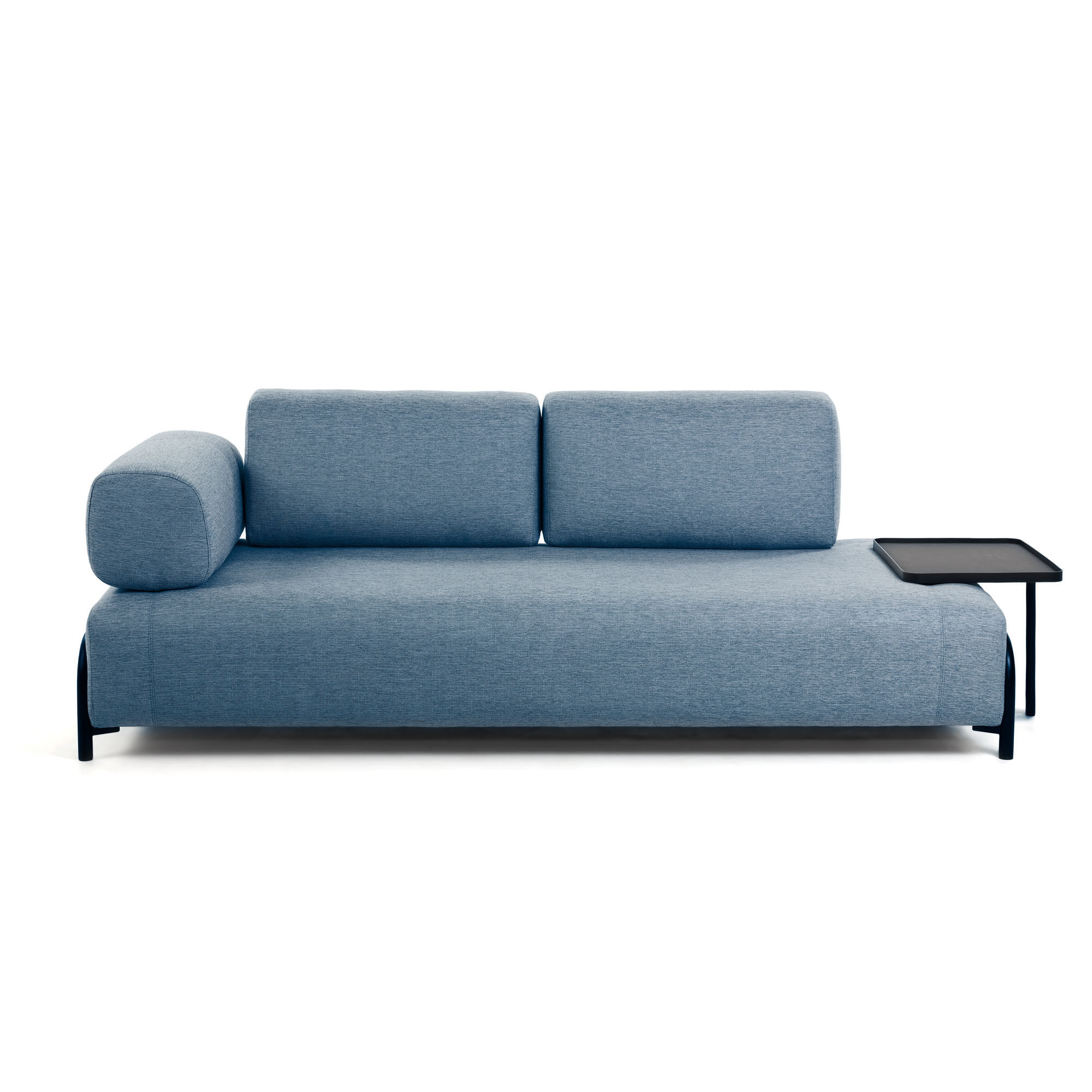 Kave Home 3-zits Bank Compo Met Bijzettafel - Blauw