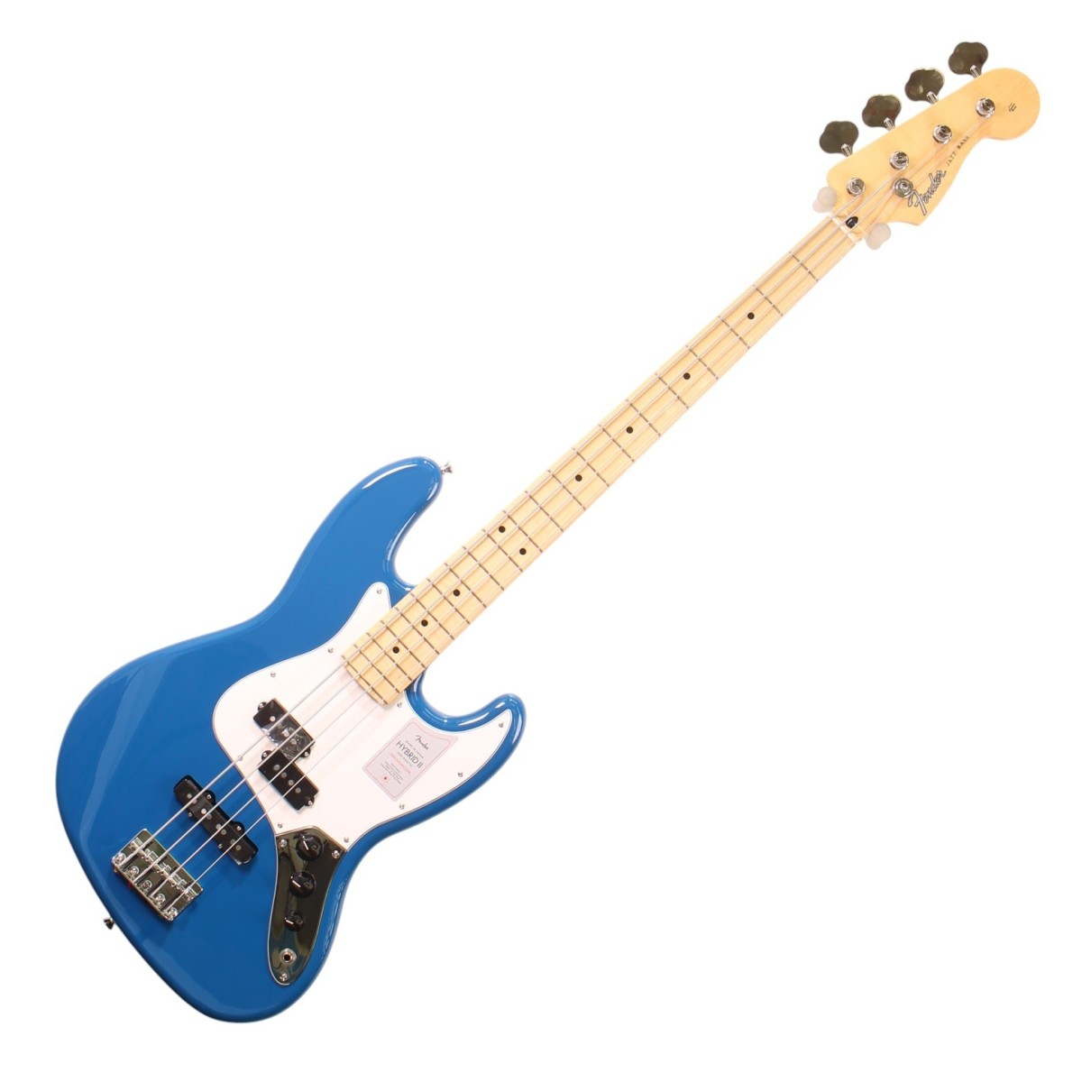 Fender Made in Japan Hybrid II Jazz Bass Maple Neck Forest Blue - Ex Demo