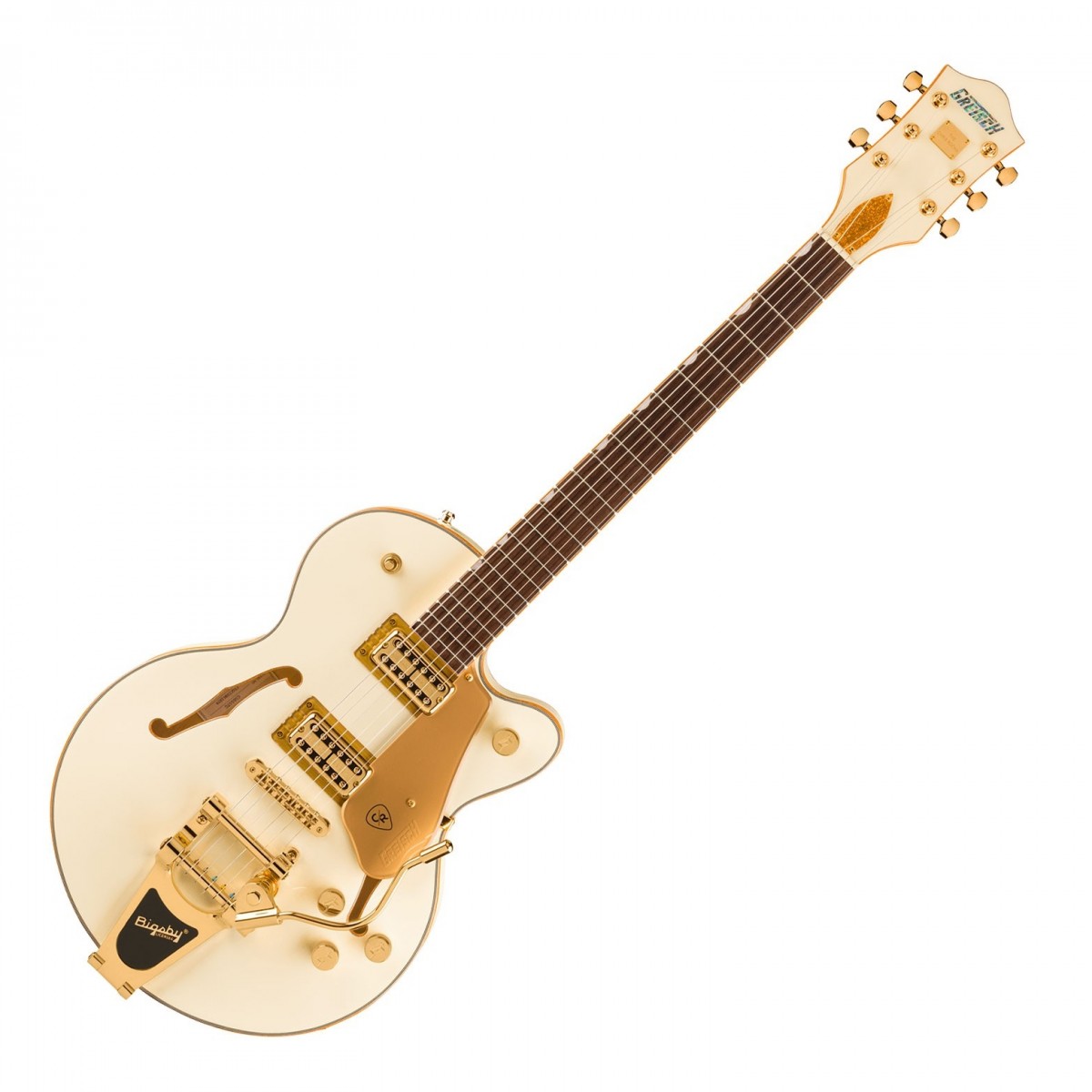 Gretsch Electromatic Chris Rocha Broadkaster Jr. CB RW Vintage White