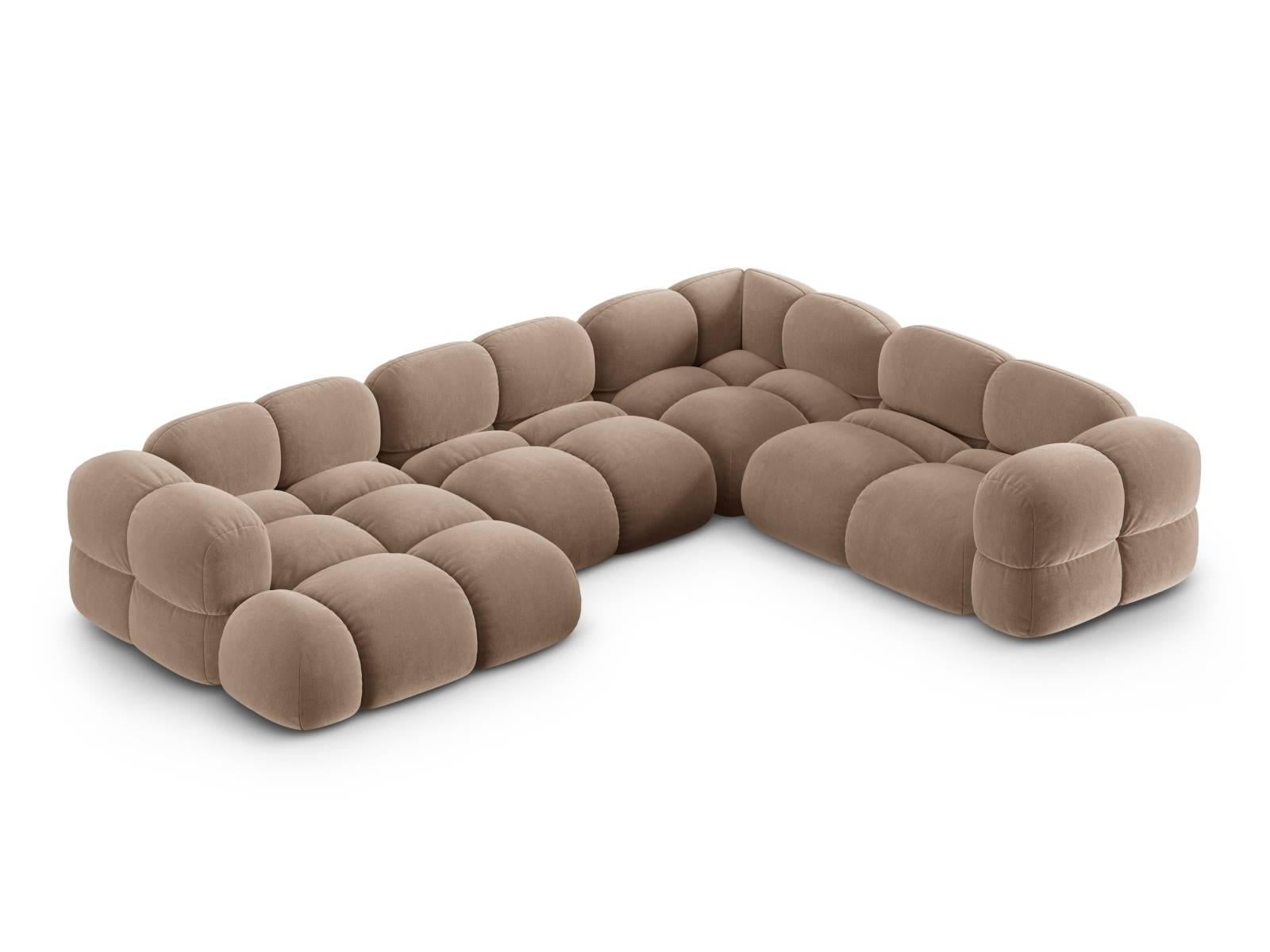 Cosmopolitan Design Hoekbank Loretto rechts velvet | 