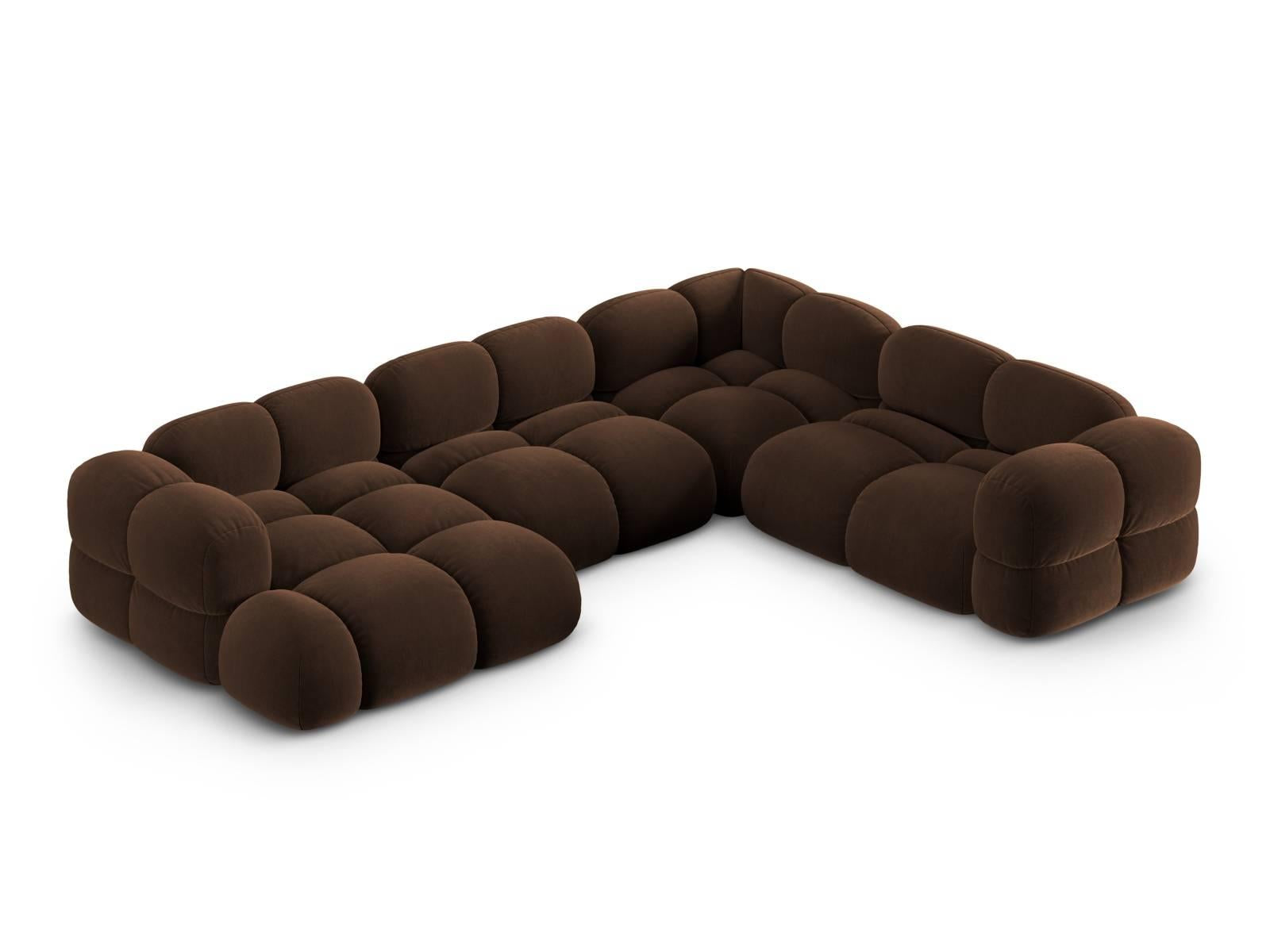 Cosmopolitan Design Hoekbank Loretto rechts velvet | 