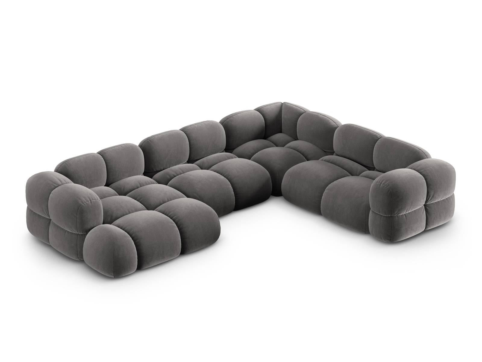 Cosmopolitan Design Hoekbank Loretto rechts velvet | 