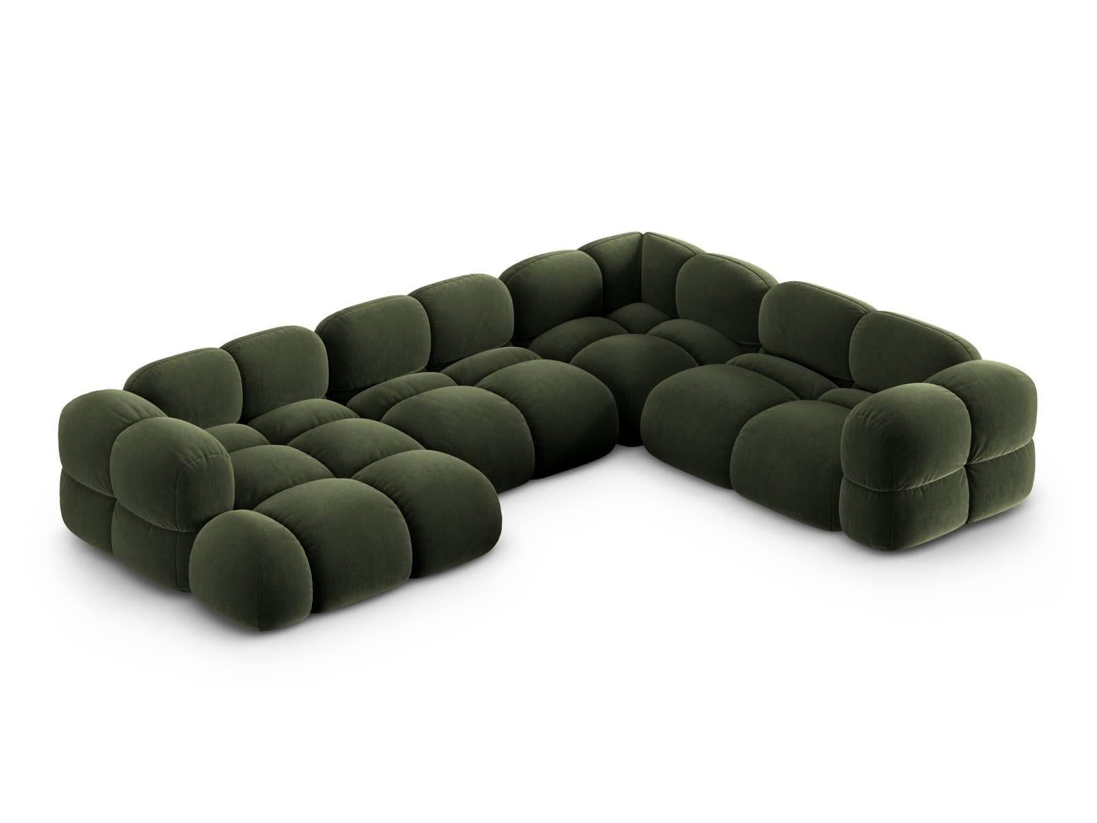 Cosmopolitan Design Hoekbank Loretto rechts velvet | 