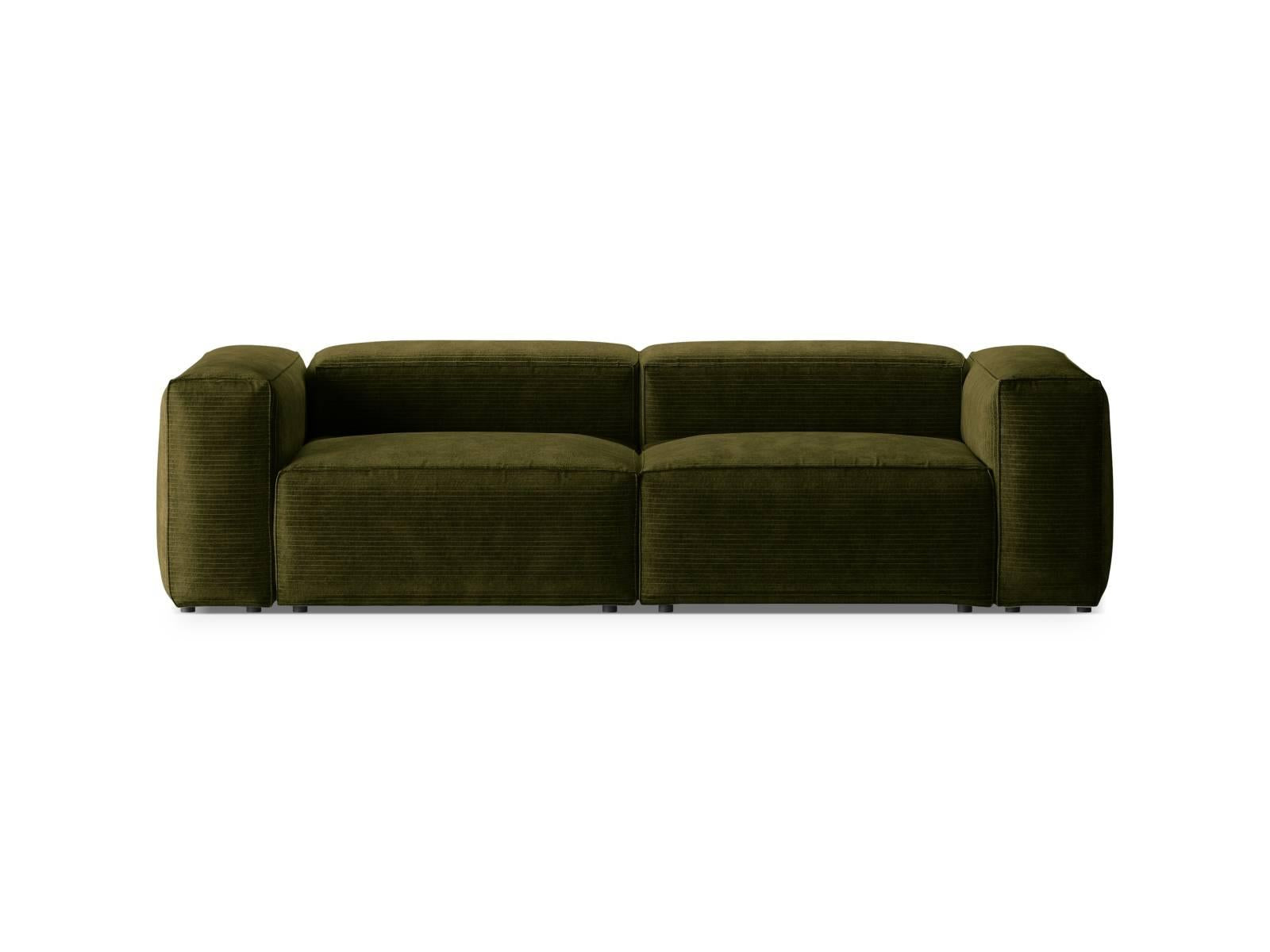 Cosmopolitan Design 3-zitsbank Bergamo ribstof | 