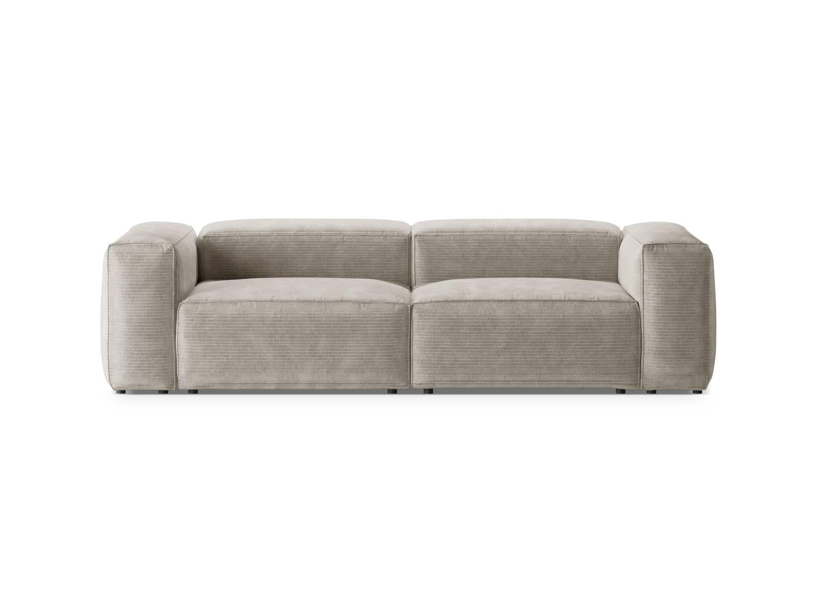 Cosmopolitan Design 3-zitsbank Bergamo ribstof | 