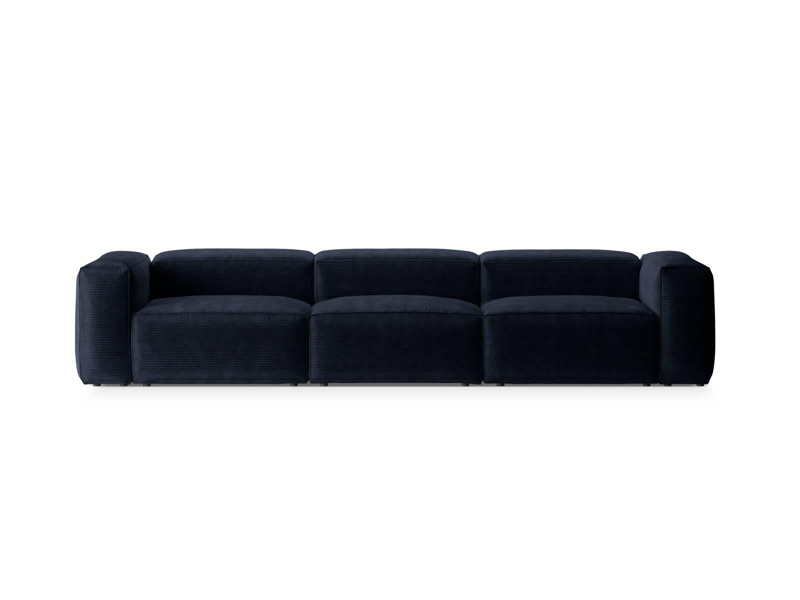 Cosmopolitan Design 4-zitsbank Bergamo ribstof | 