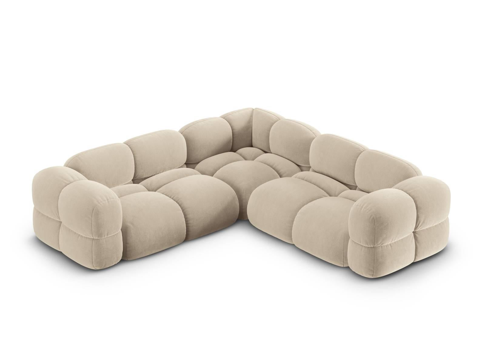 Cosmopolitan Design Hoekbank Loretto symmetrisch velvet | 