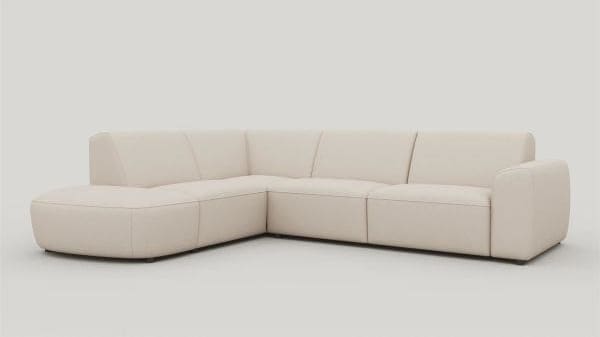 Tineo hoekbank links - Livigno - creme