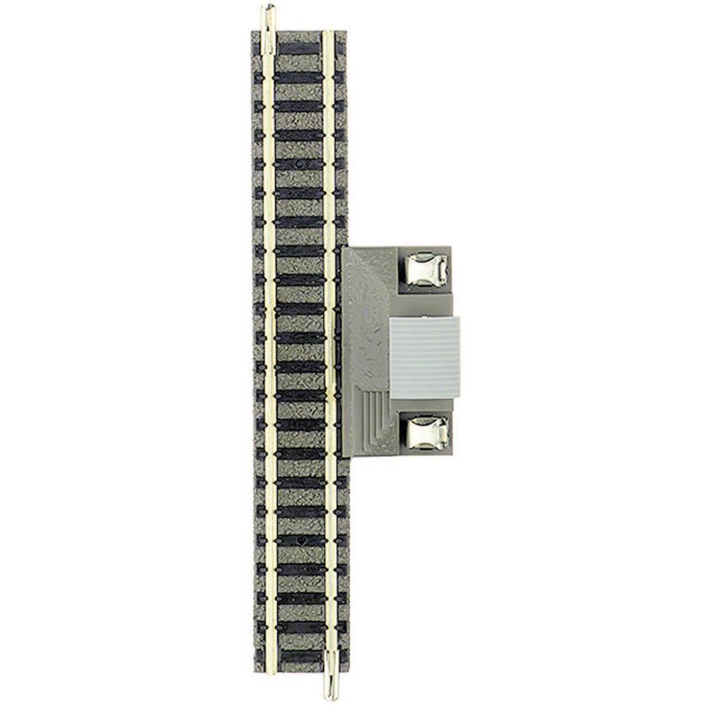 Fleischmann N  Piccolo (met ballastbed) 9108 Aansluitrails, Recht 111 mm 1 stuk(s)