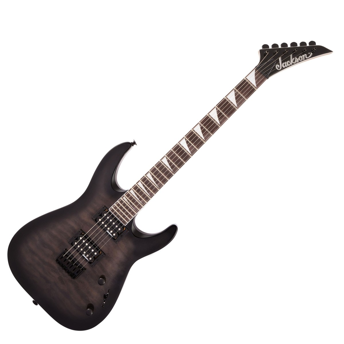 Jackson JS Series Dinky Arch Top JS32Q DKA HT Transparent Black Burst - Ex Demo