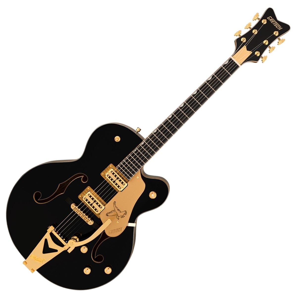 Gretsch Grestch Synchromatic Falcon Hollow Body Single-Cut with Bigsby EB Black