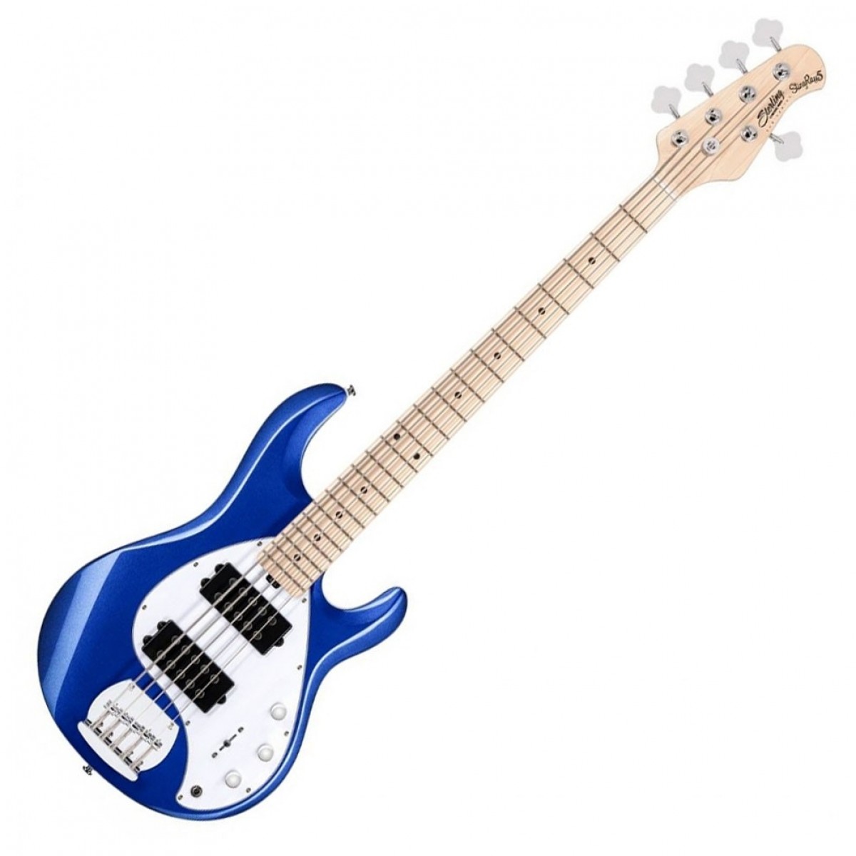 Sterling by Music Man Sterling Stingray Ray5 Bass HH Cobra Blue