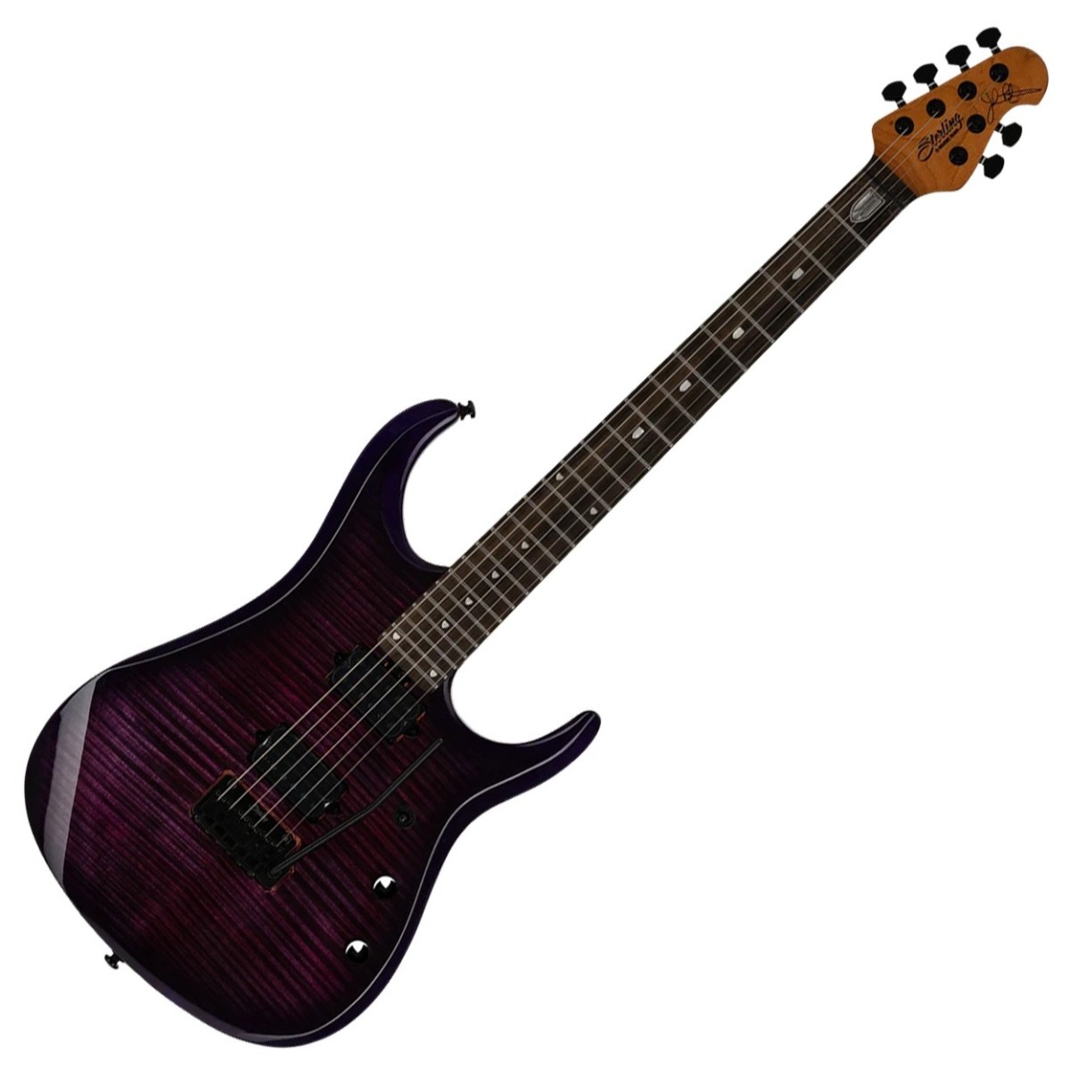 Sterling by Music Man Sterling John Petrucci JP150D Flame Maple Purple Nebula