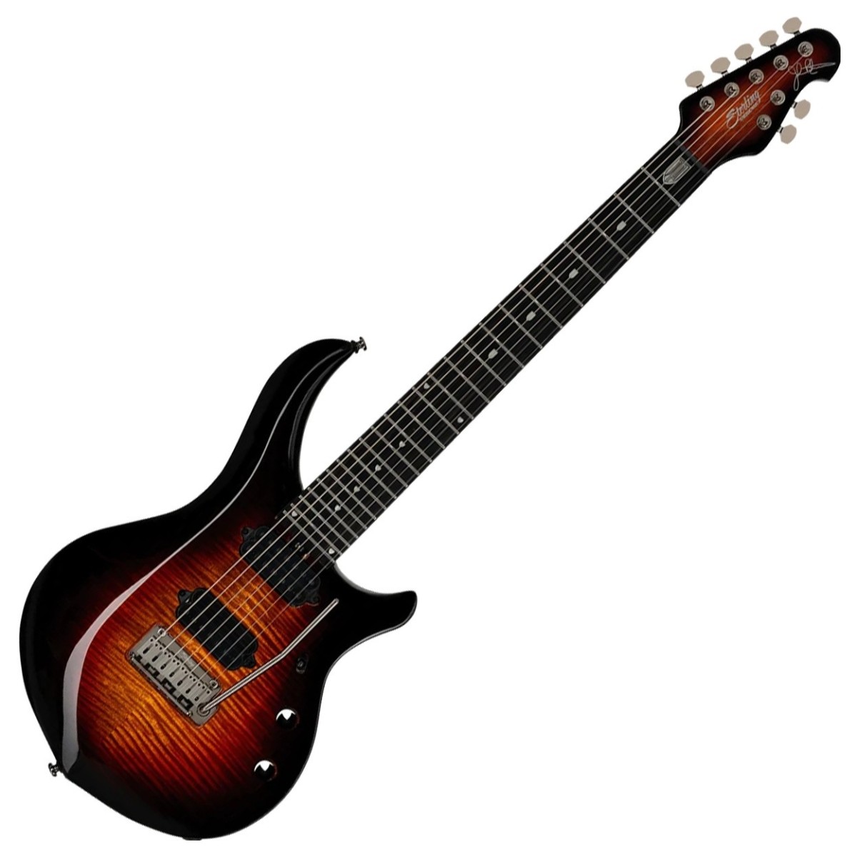 Sterling by Music Man Sterling Majesty MAJ270X Flame Maple Tiger Eye
