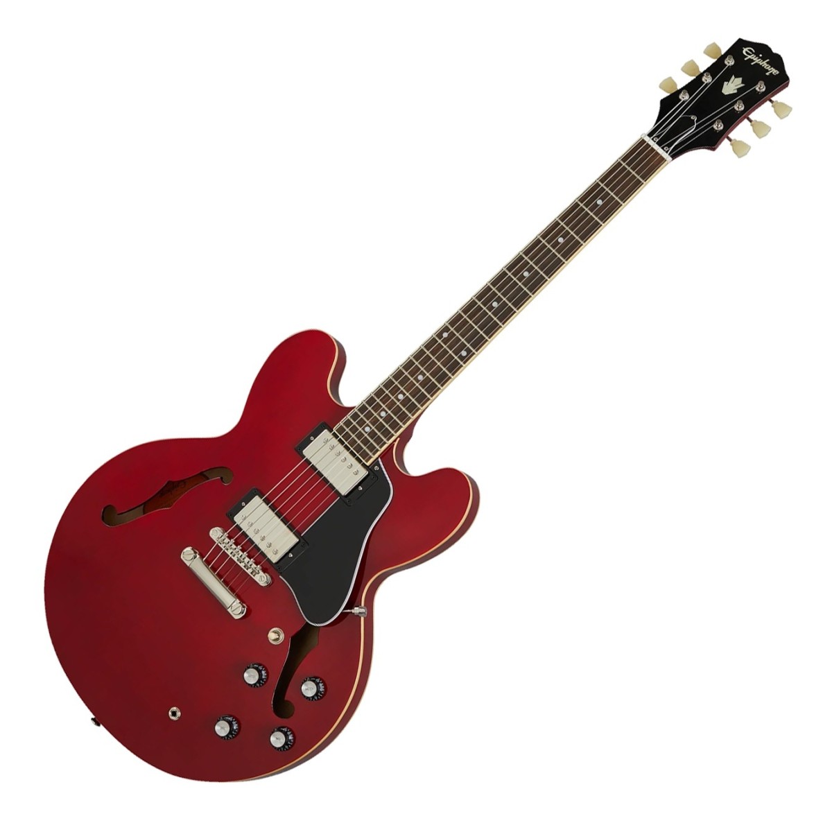 Epiphone ES-335 Semi-Hollow Electric Guitar Figured Sixties Cherry
