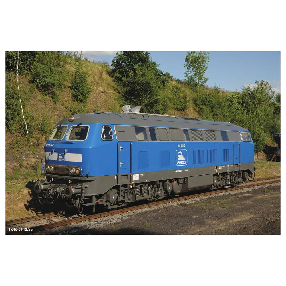 Piko G 37514 G diesellocomotief BR 218 van de perssnijbaan