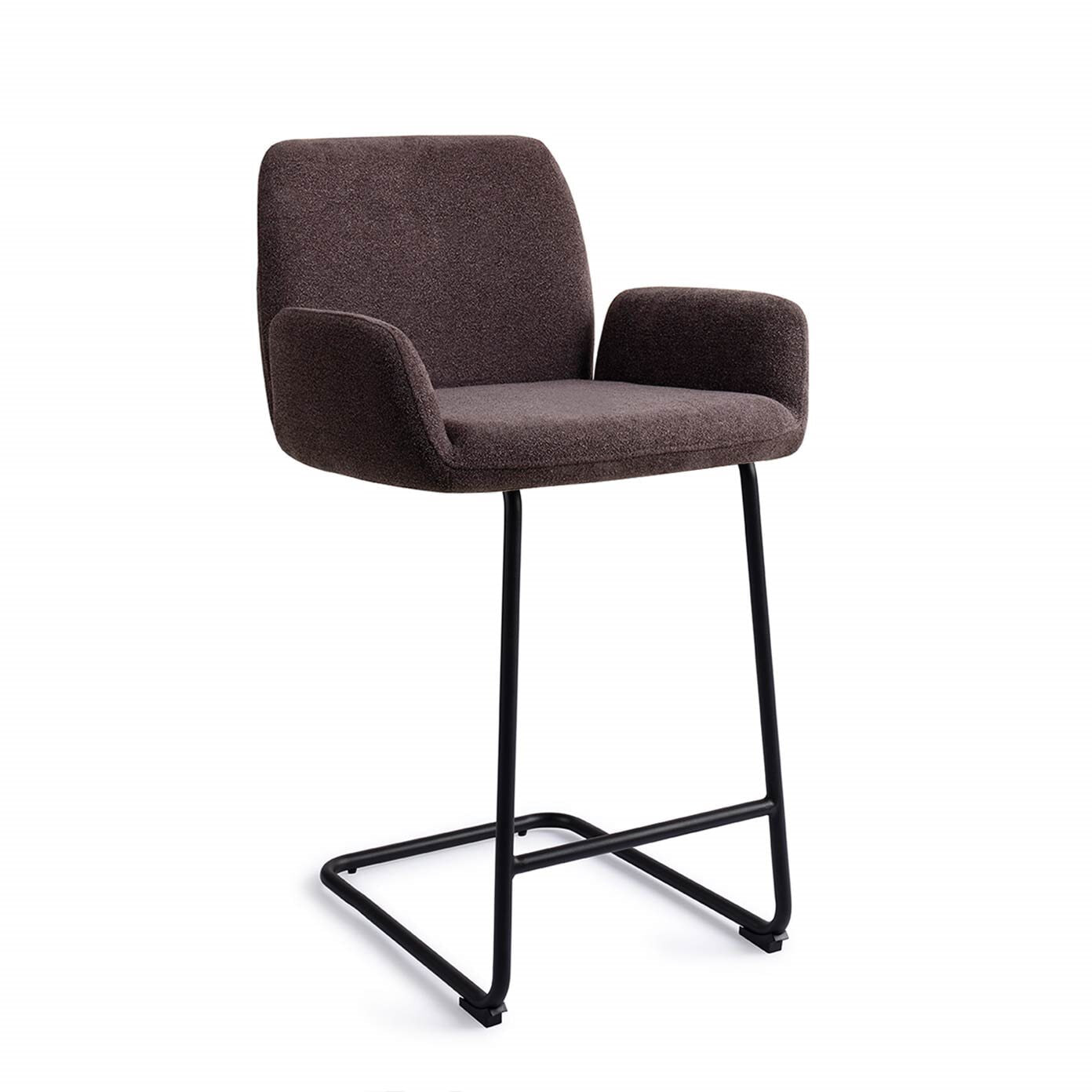 Jesper Home Barkruk Misaki Arch Black - Almost Black (zithoogte 66cm)
