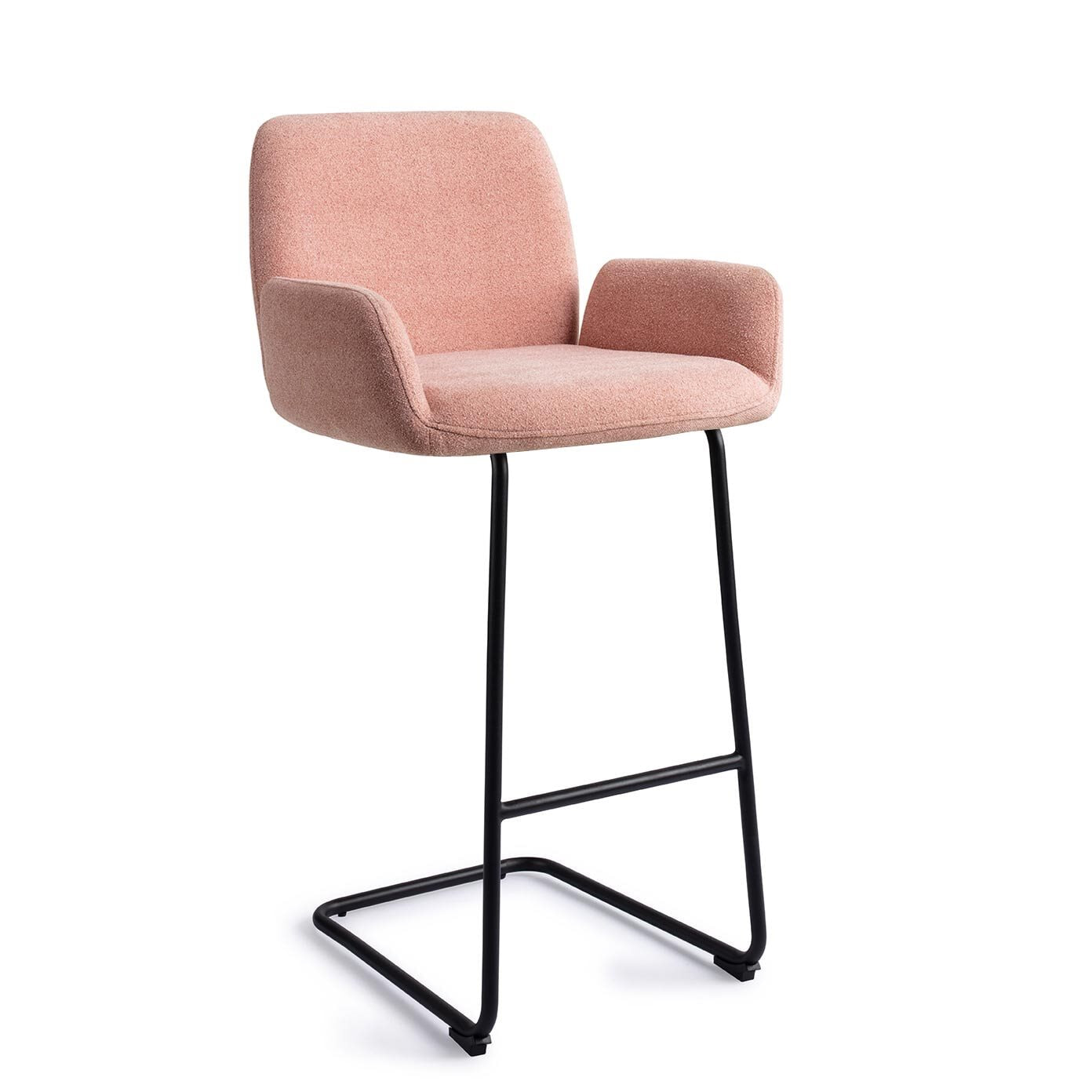 Jesper Home Barkruk Misaki Arch Black - Anemone (zithoogte 76cm)