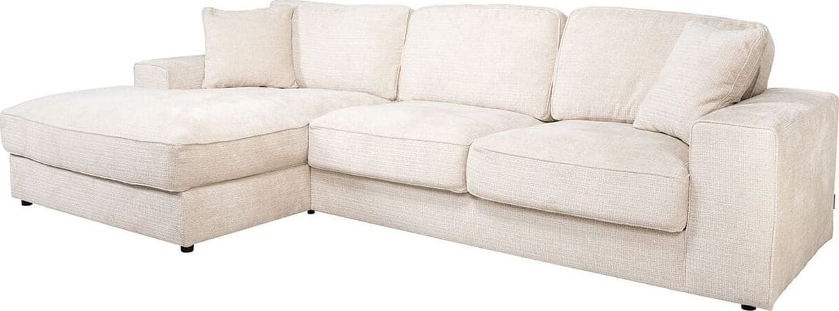 Richmond Interiors | Sofa Santos lounge left + 2,5-seater beige niagara | Zitmeubels woonkamer | Hoekbank