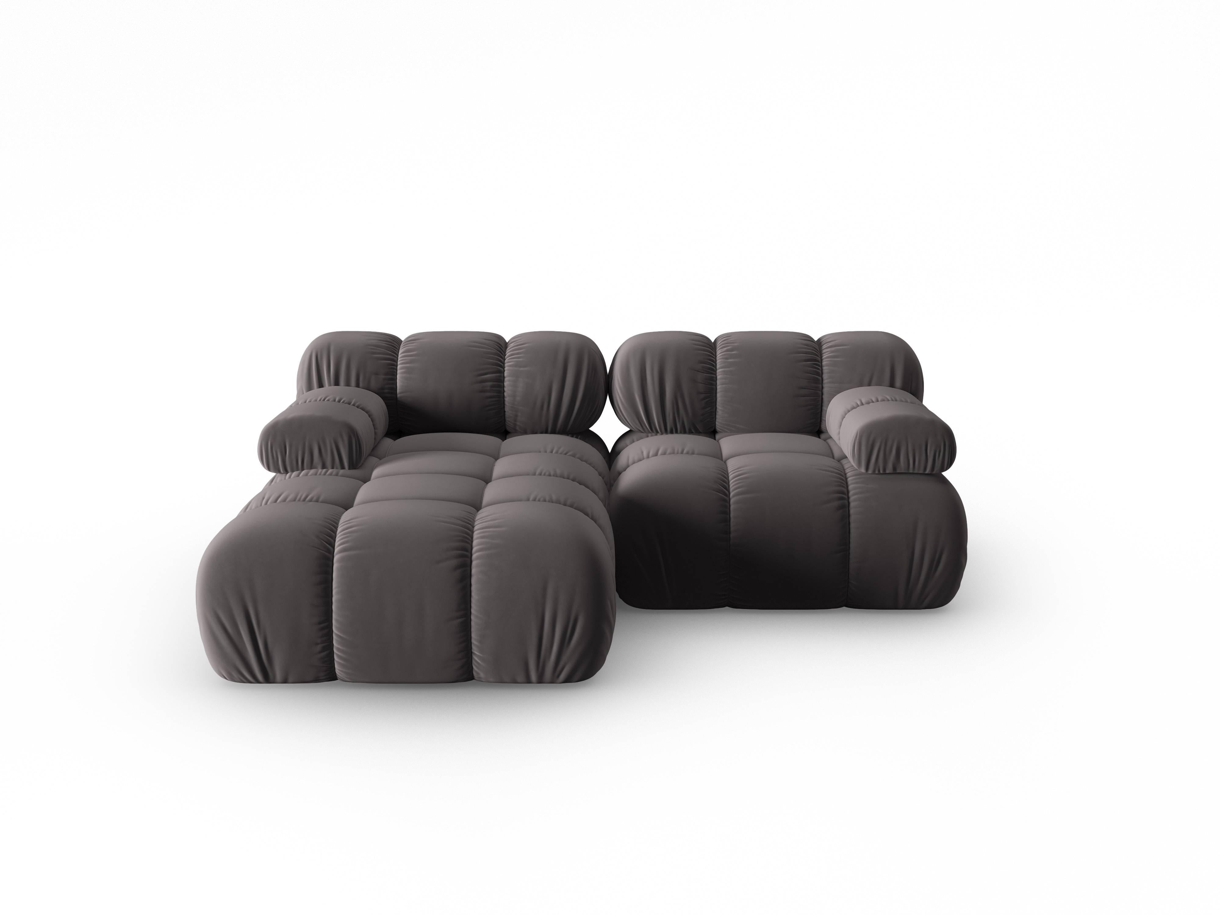 Milo Casa Modulaire-3-zitshoekbank Tropea links velvet | 