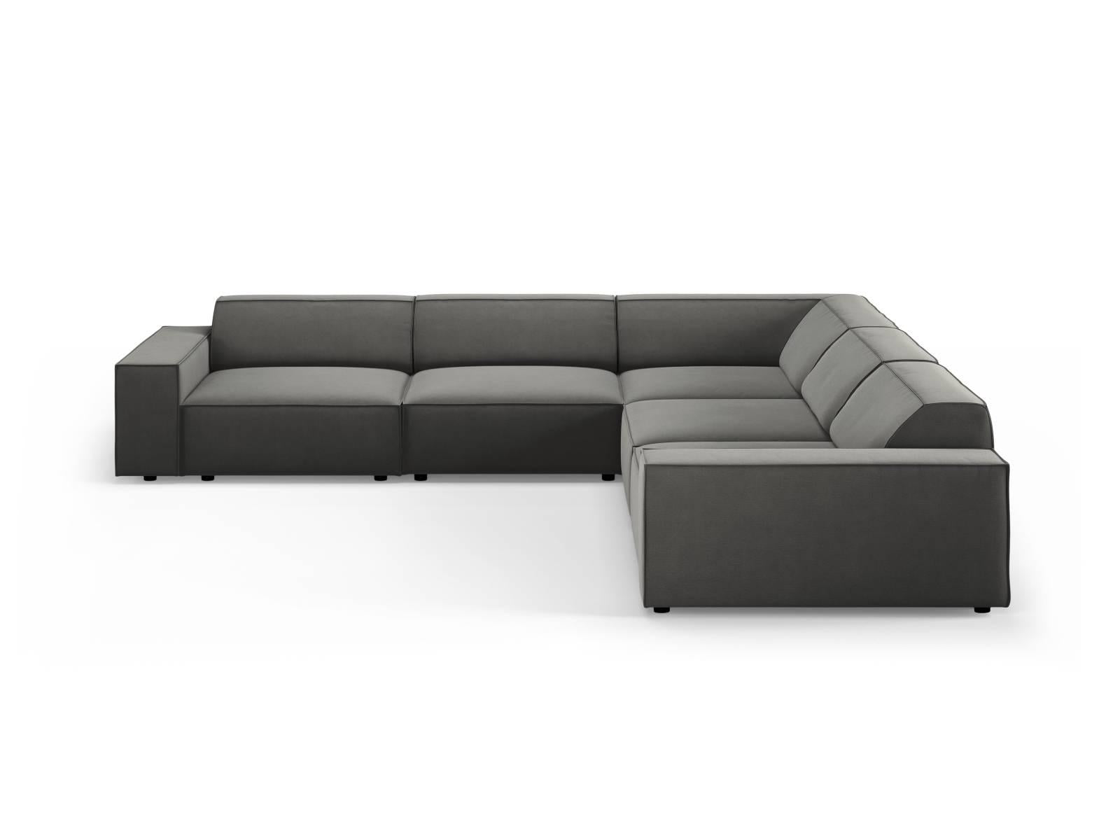 Micadoni 6-zitshoekbank Jodie velvet | 