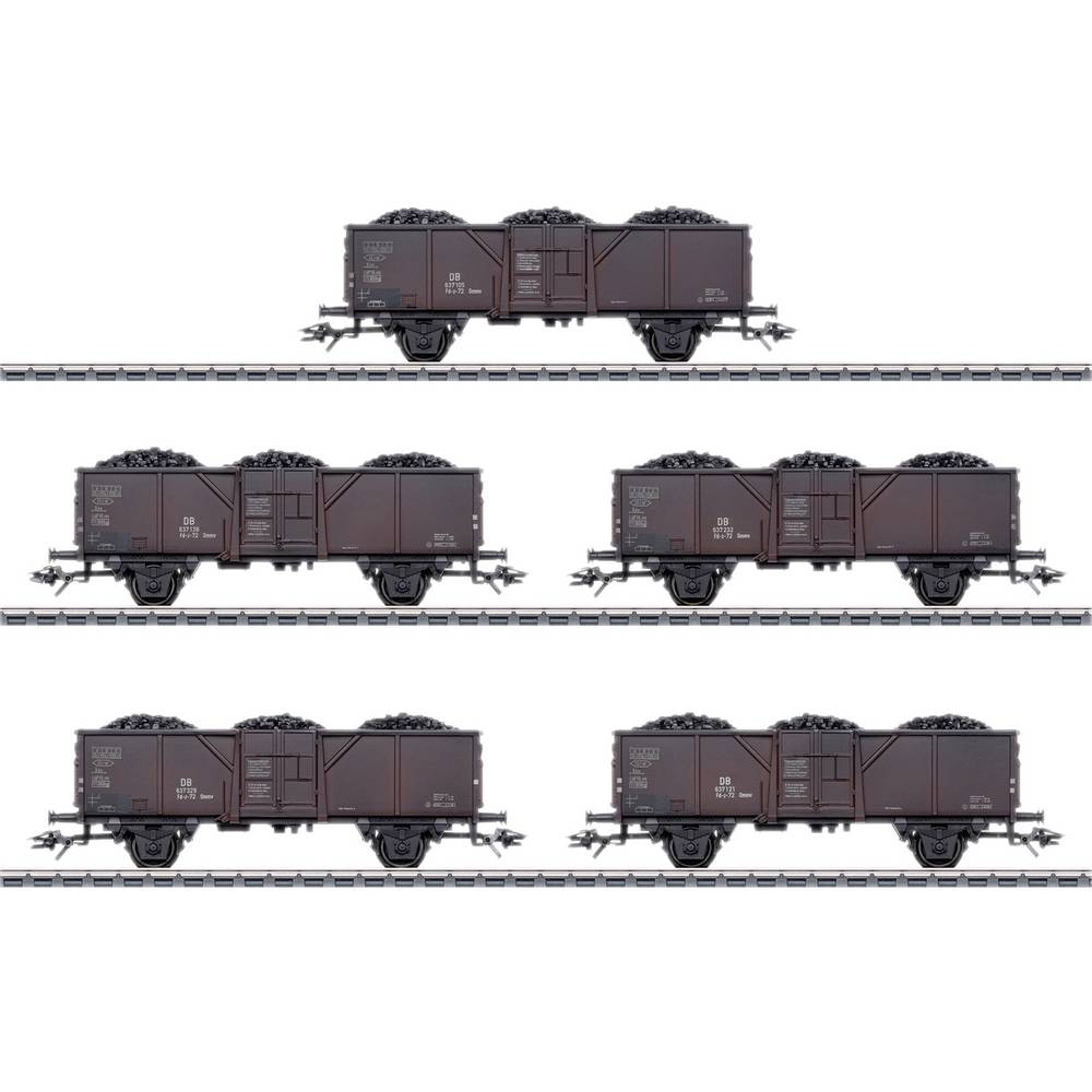 Märklin 44311 H0 5-delige set goederenwagons van de DB, MHI