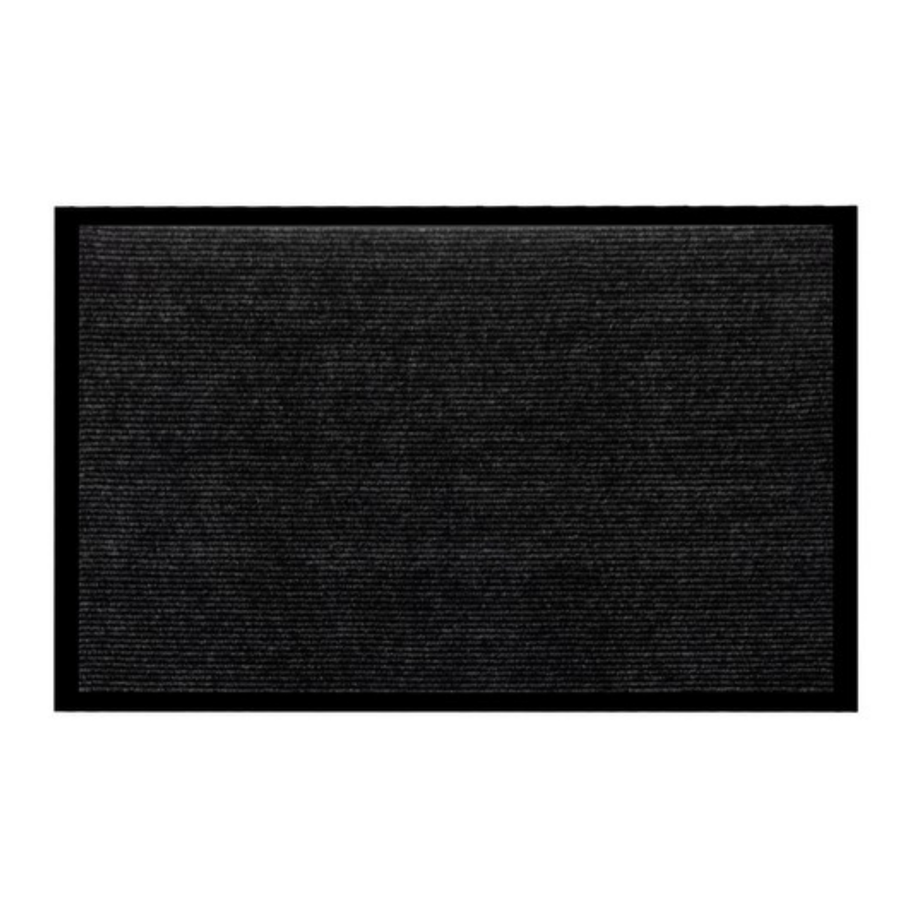 Ruhhy deurmat - 60 x 90 cm - zwart/grijs - antislip - woonaccessoires -