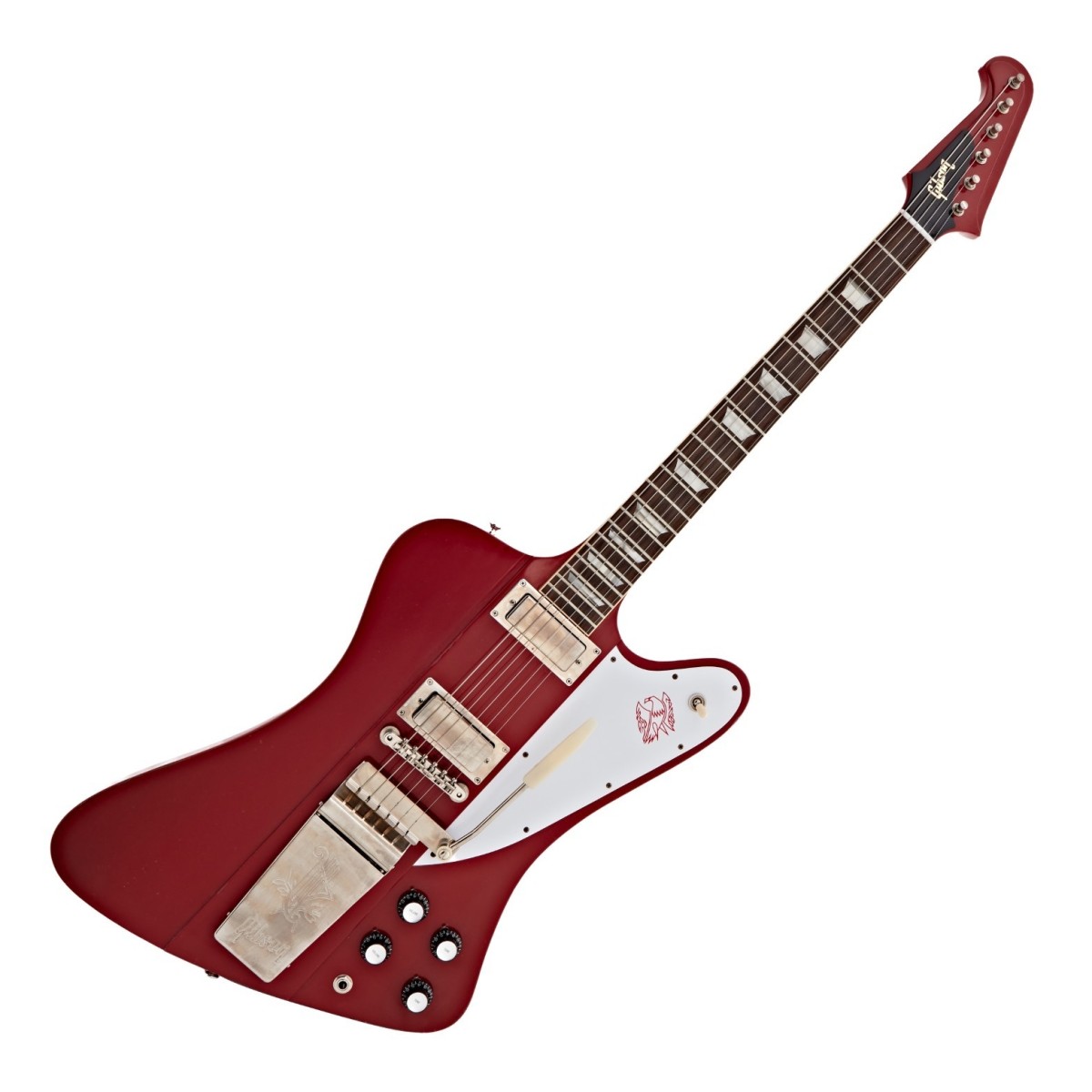 Gibson Custom Shop Gibson Custom 1963 Firebird V Maestro Vibrola Light Aged Cardinal Red #403183