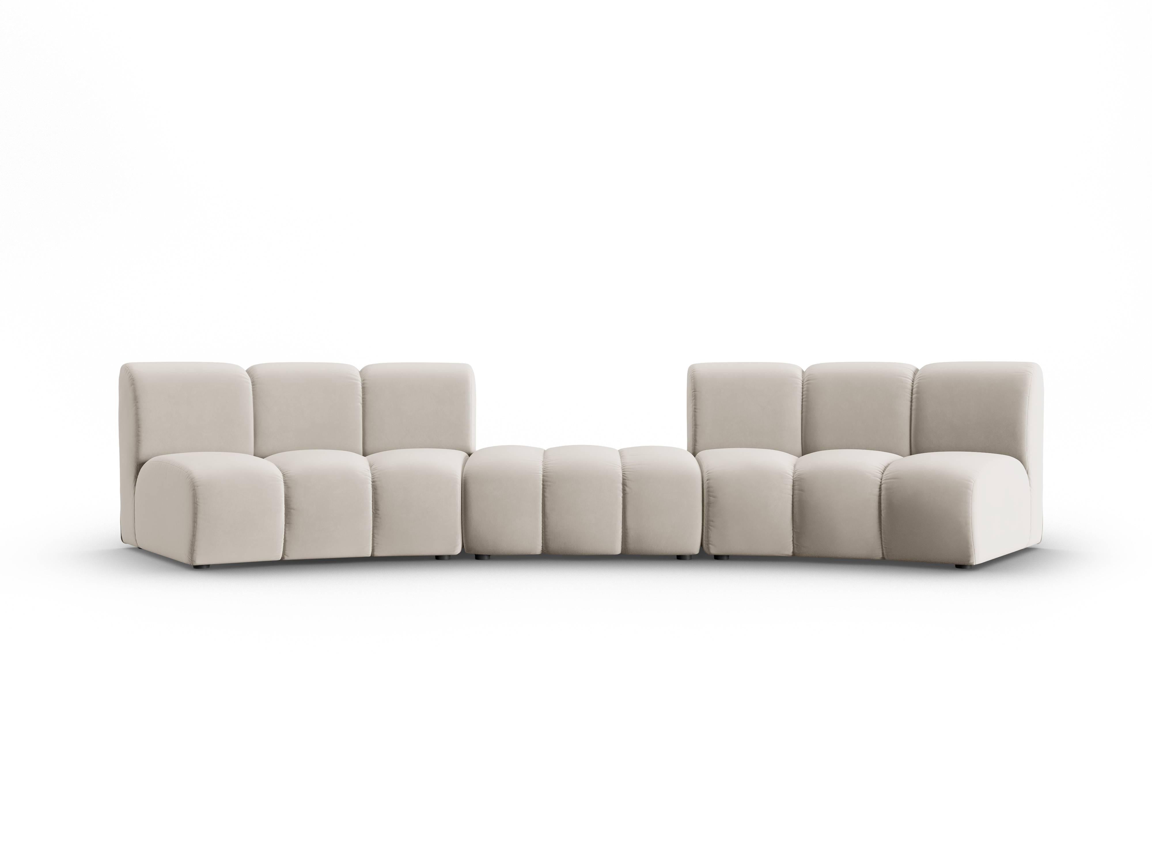Interieurs 86 5-zitsbank Skyler halfrond velvet | 