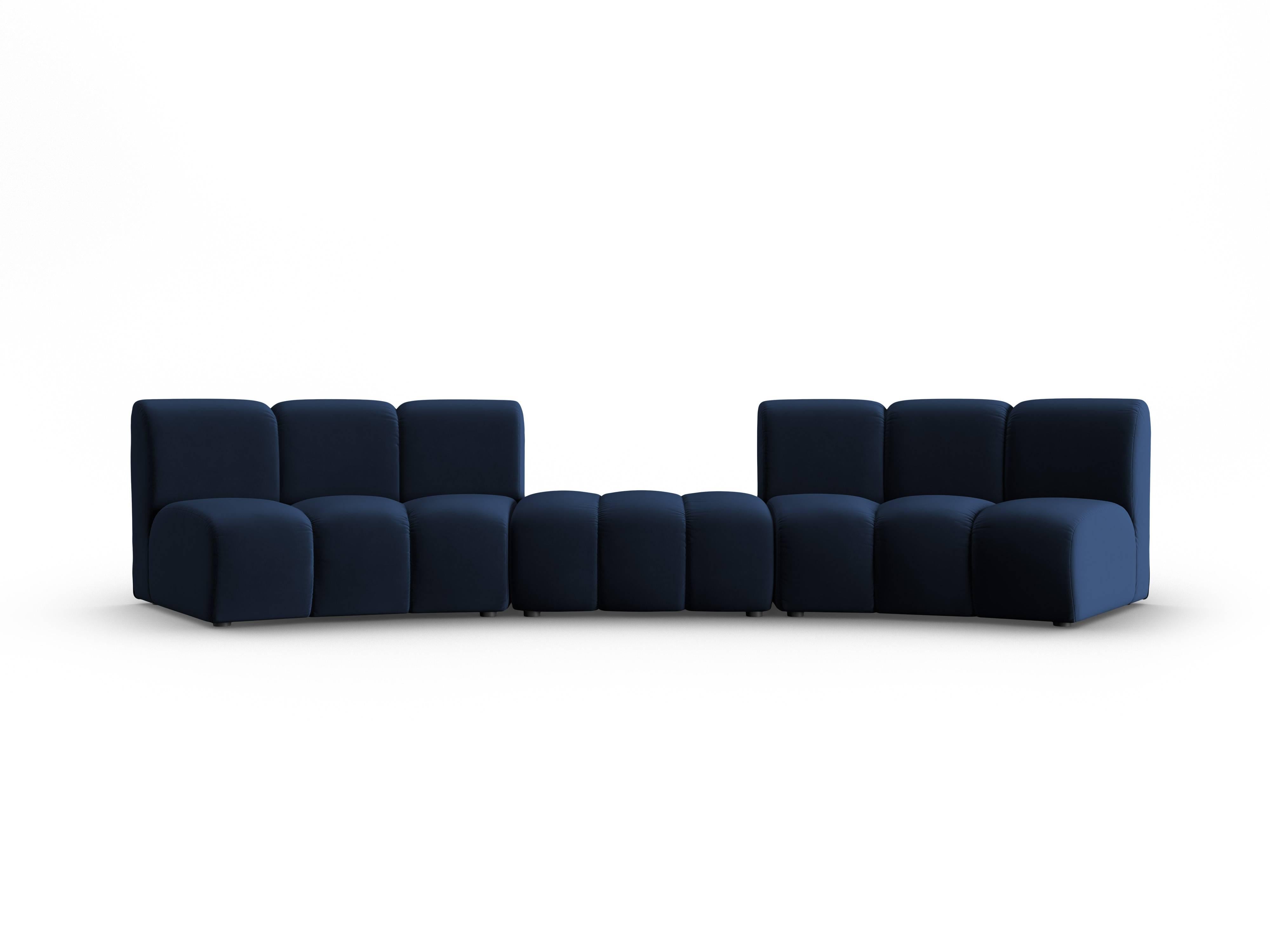 Interieurs 86 5-zitsbank Skyler halfrond velvet | 