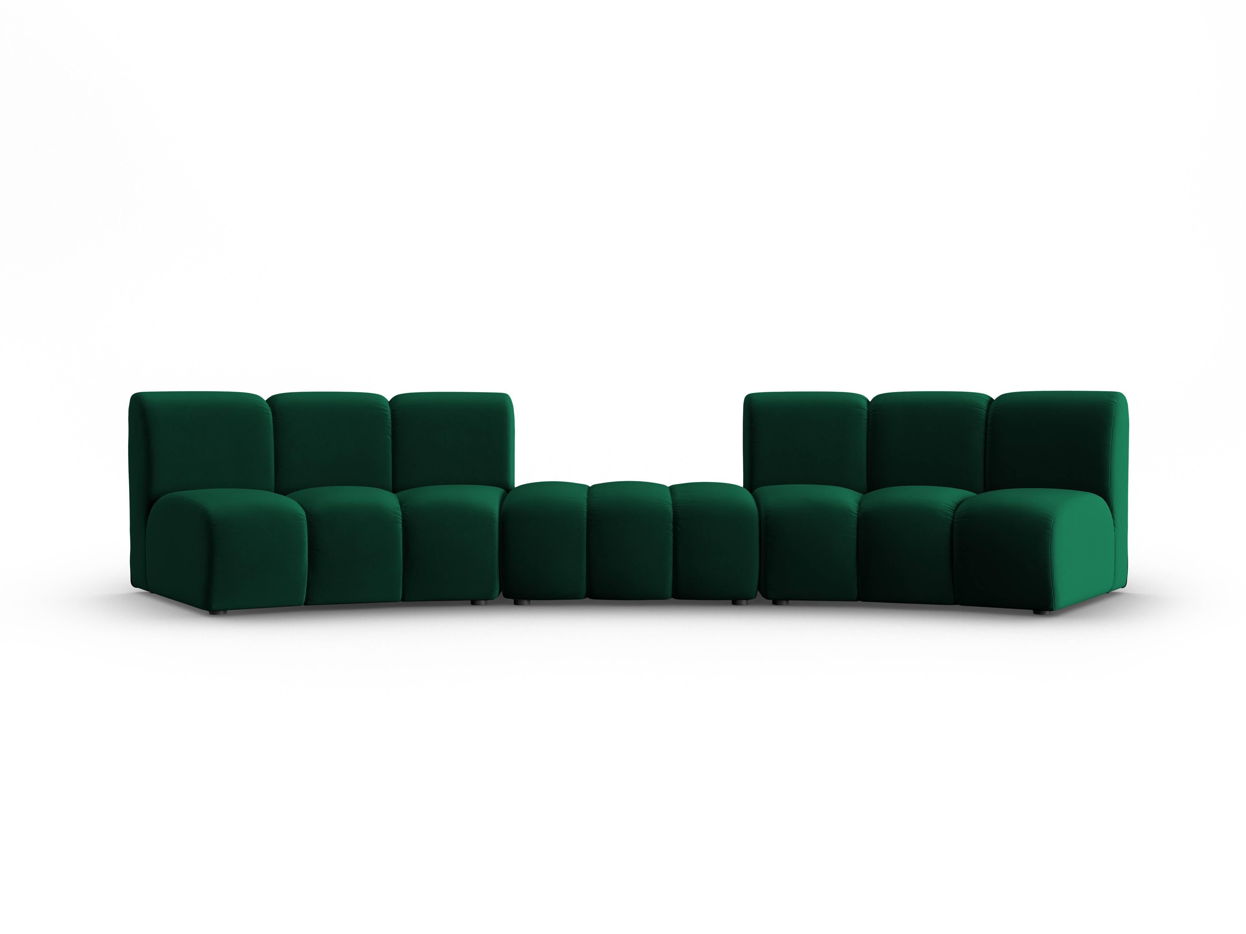 Interieurs 86 5-zitsbank Skyler halfrond velvet | 
