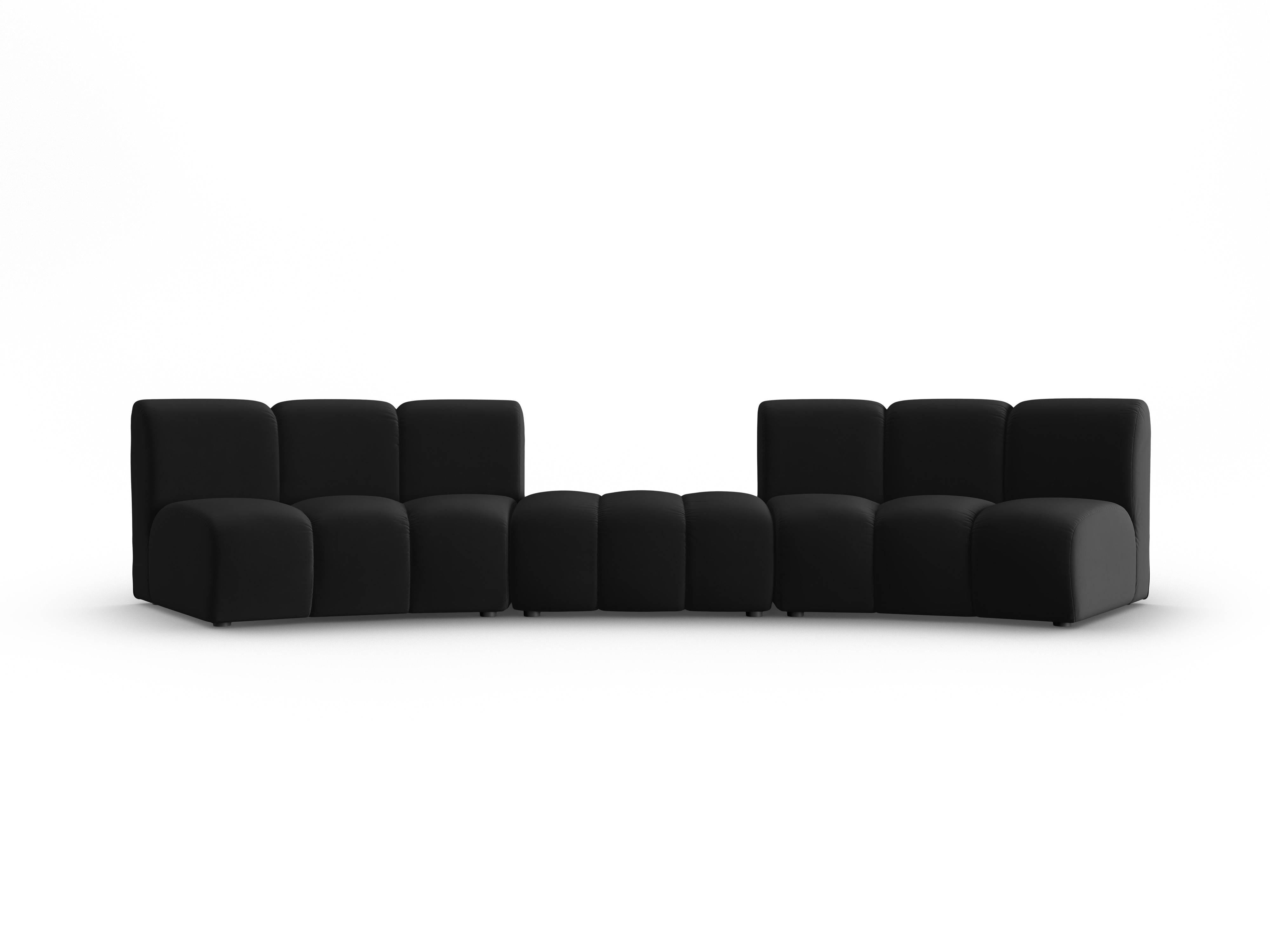Interieurs 86 5-zitsbank Skyler halfrond velvet | 