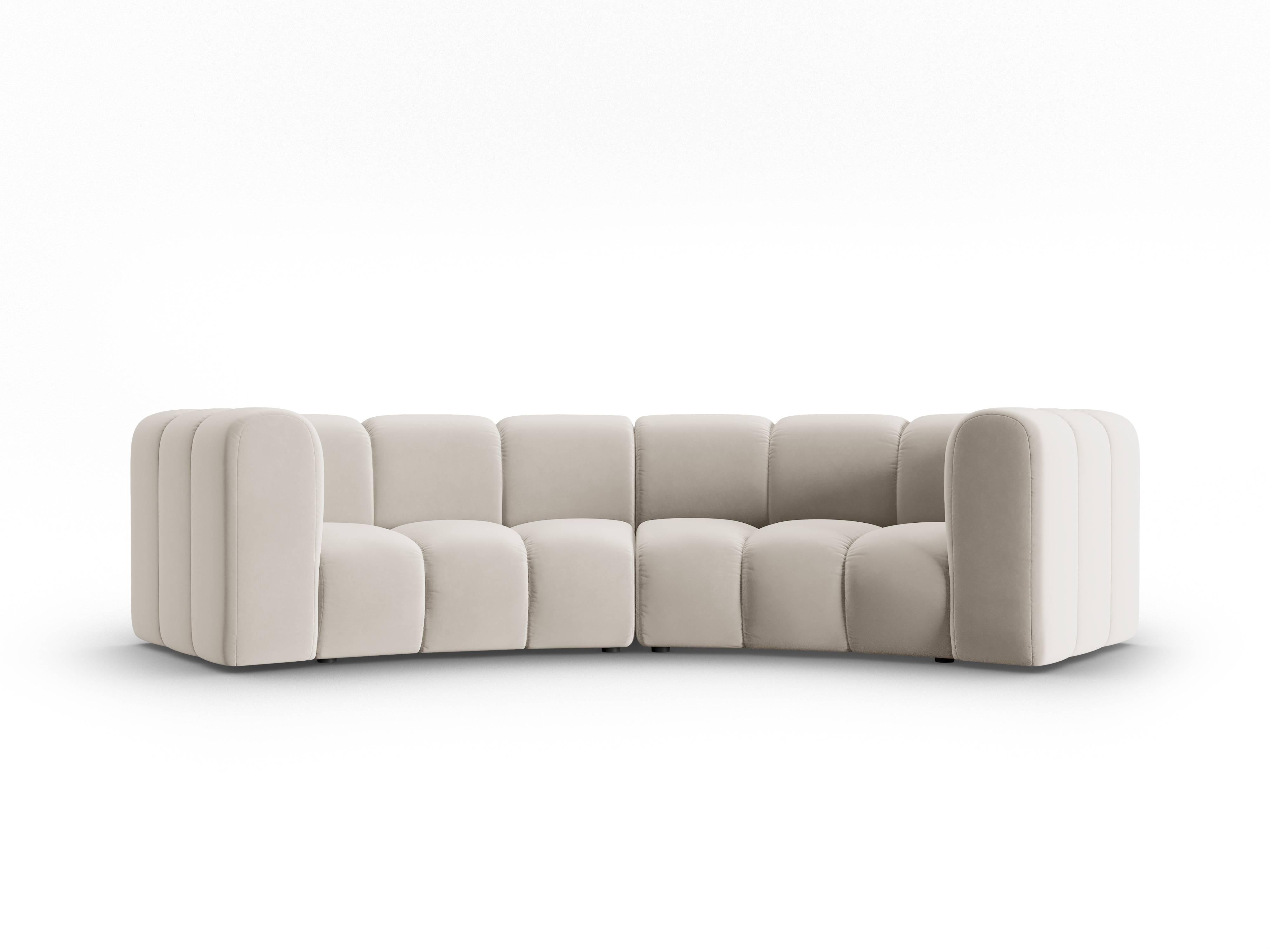 Interieurs 86 3-zitsbank Skyler halfrond velvet | 