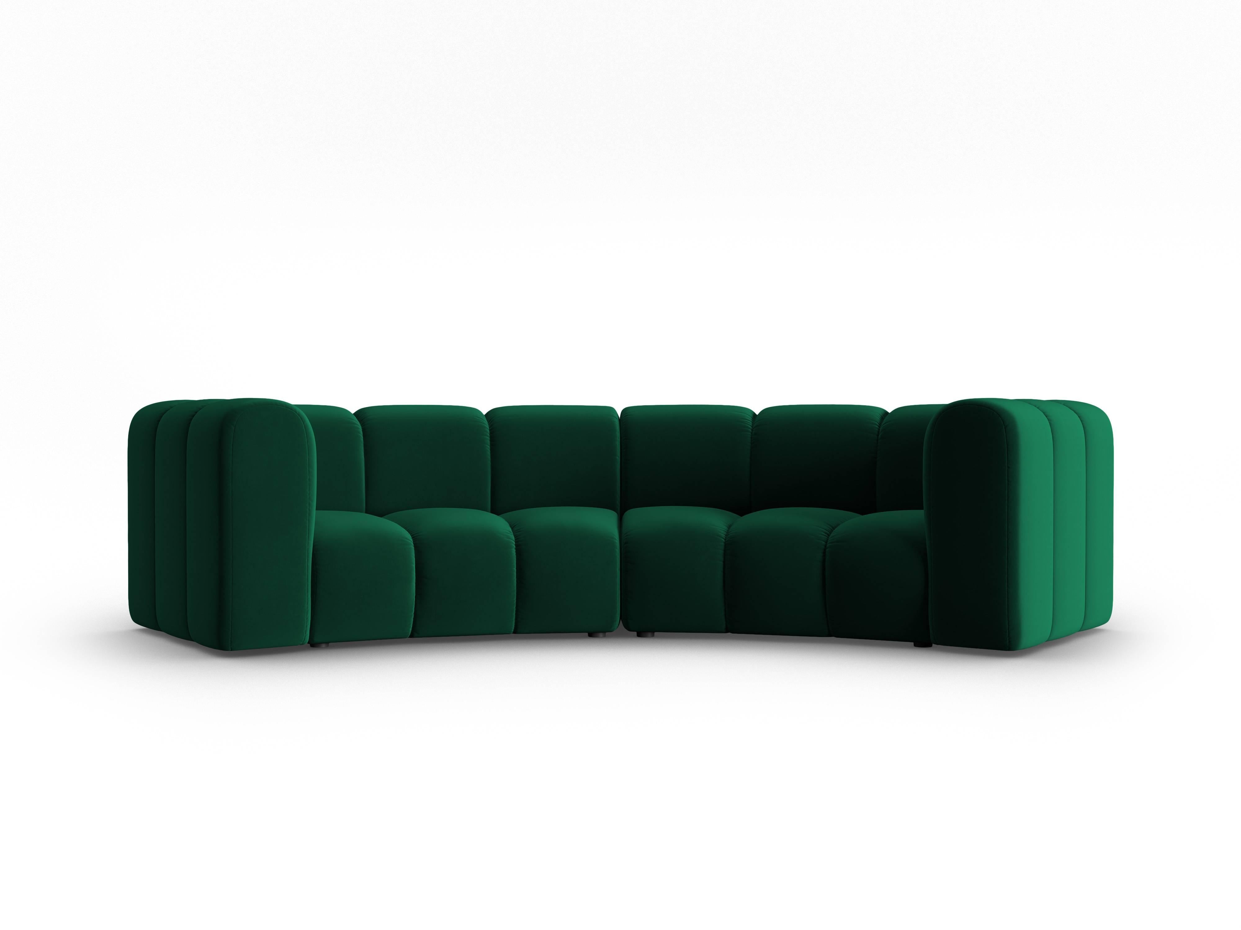 Interieurs 86 3-zitsbank Skyler halfrond velvet | 