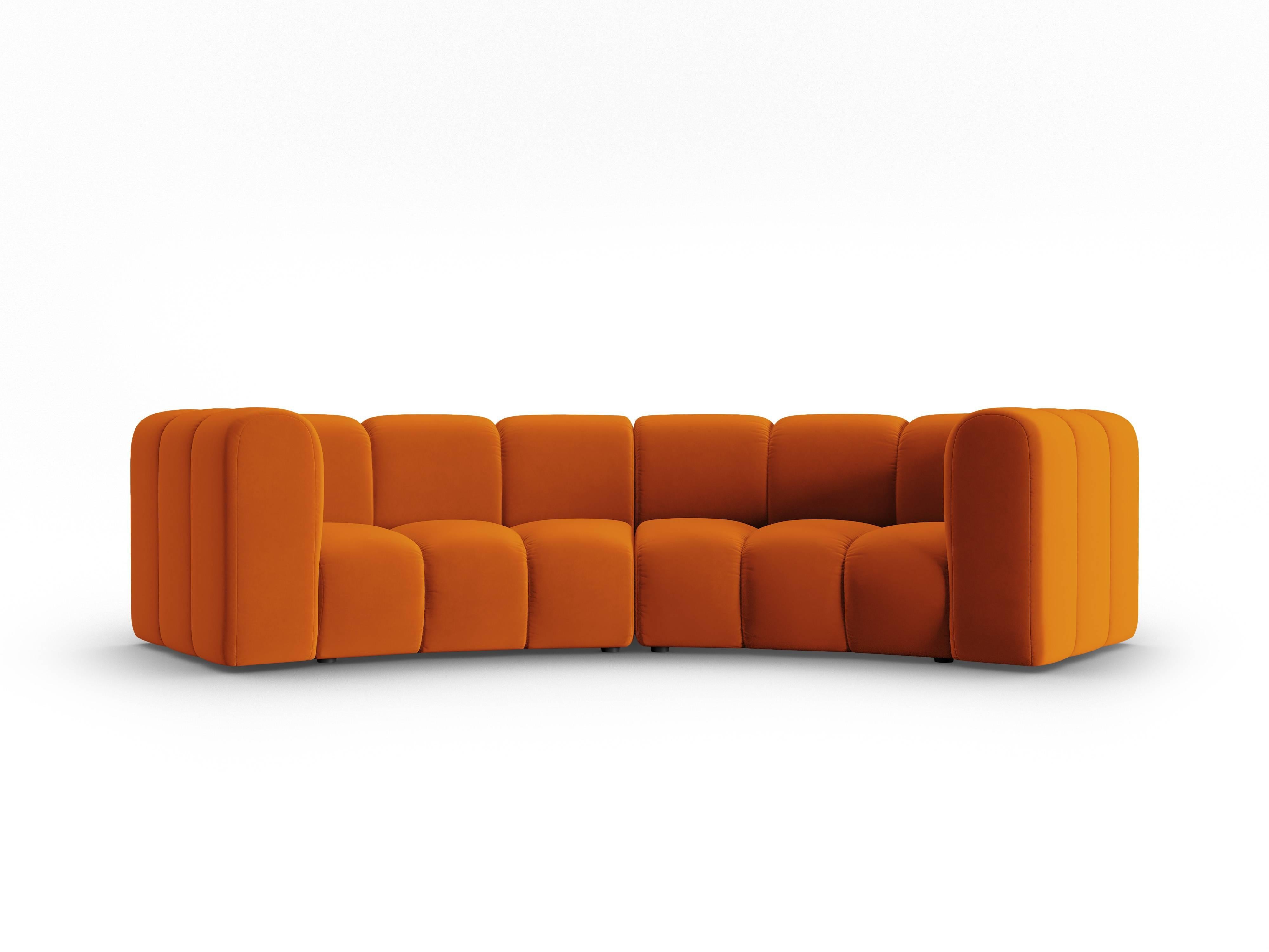 Interieurs 86 3-zitsbank Skyler halfrond velvet | 