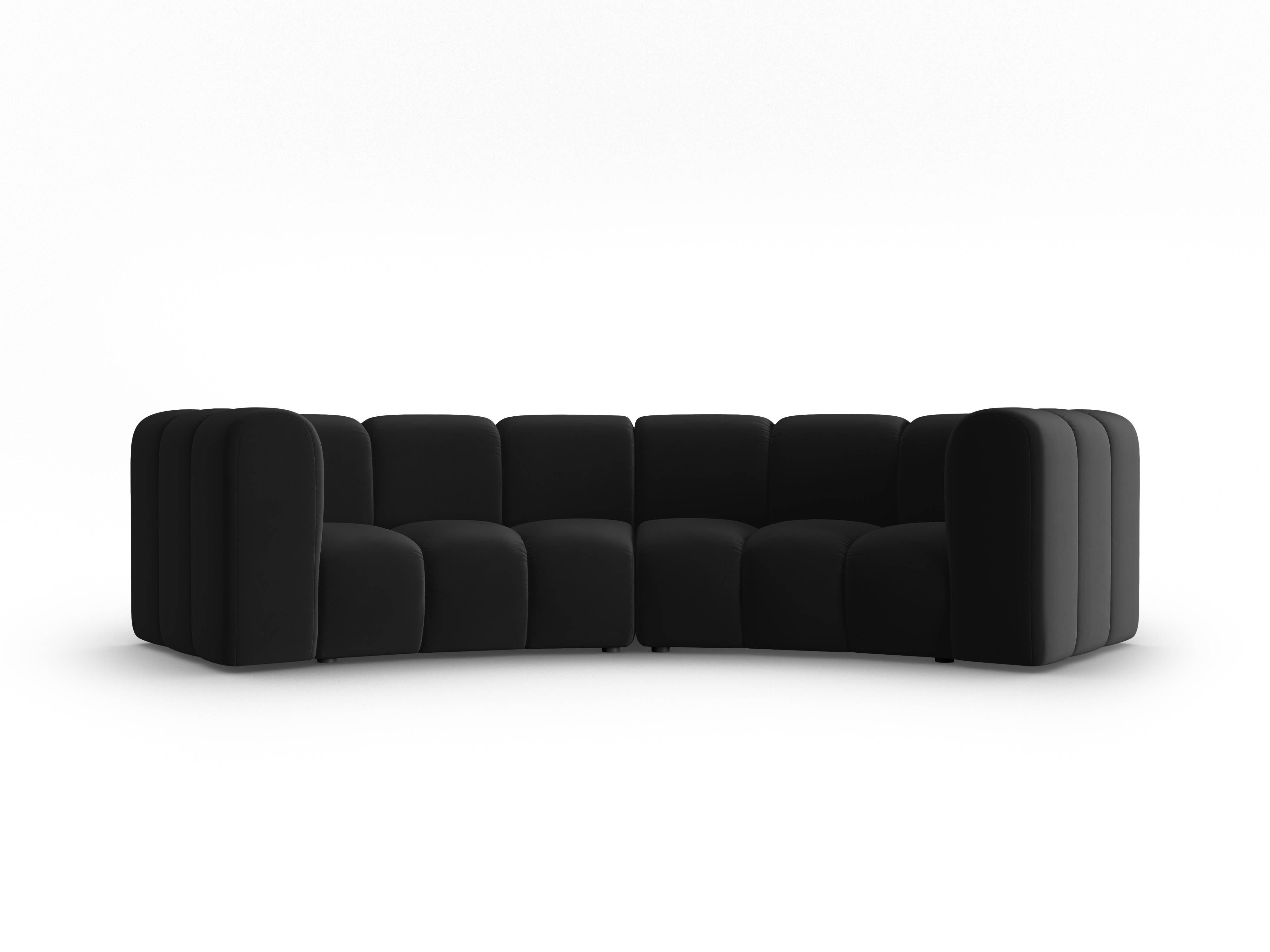 Interieurs 86 3-zitsbank Skyler halfrond velvet | 
