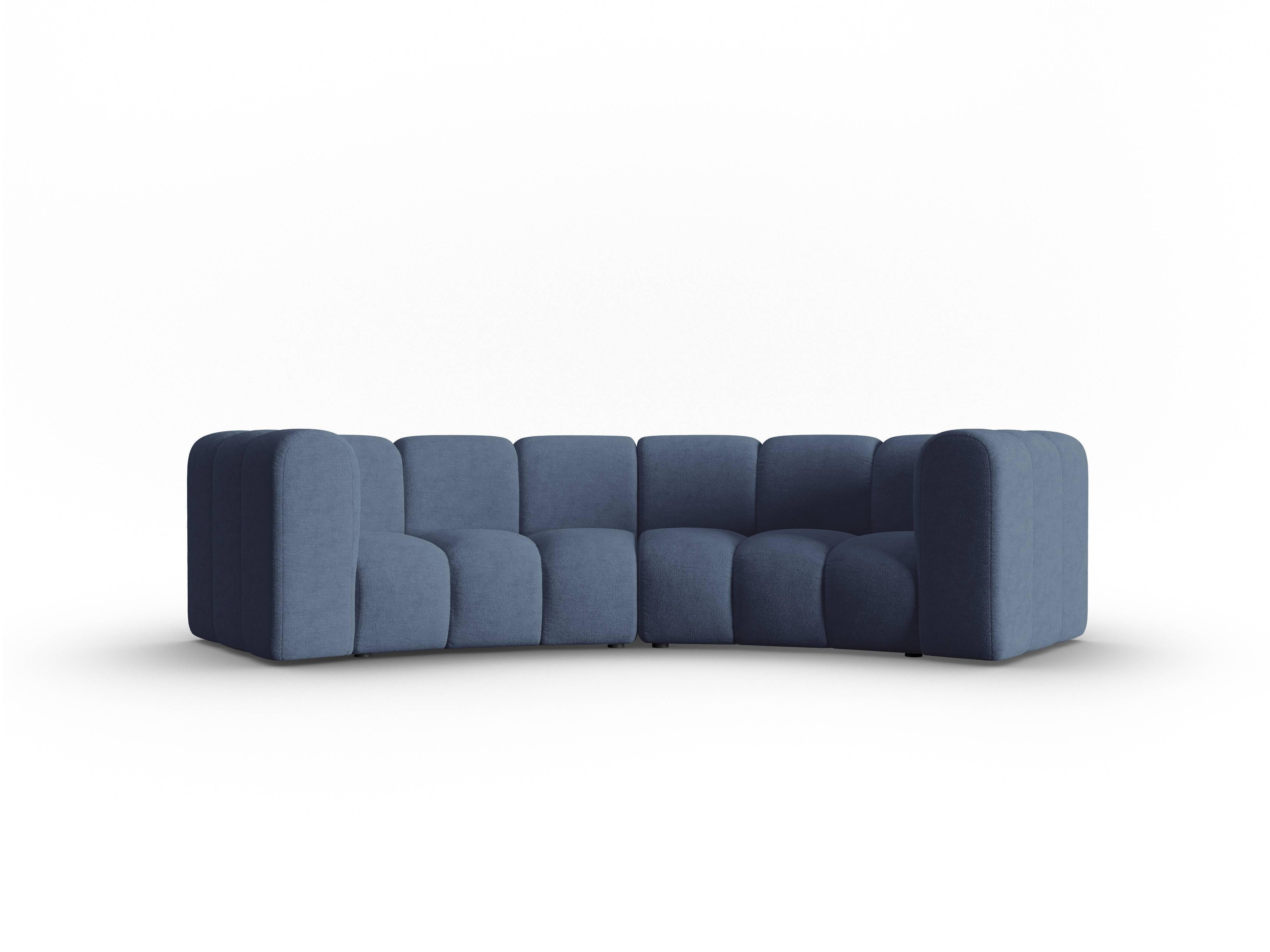 Interieurs 86 3-zitsbank Skyler halfrond chenille | 