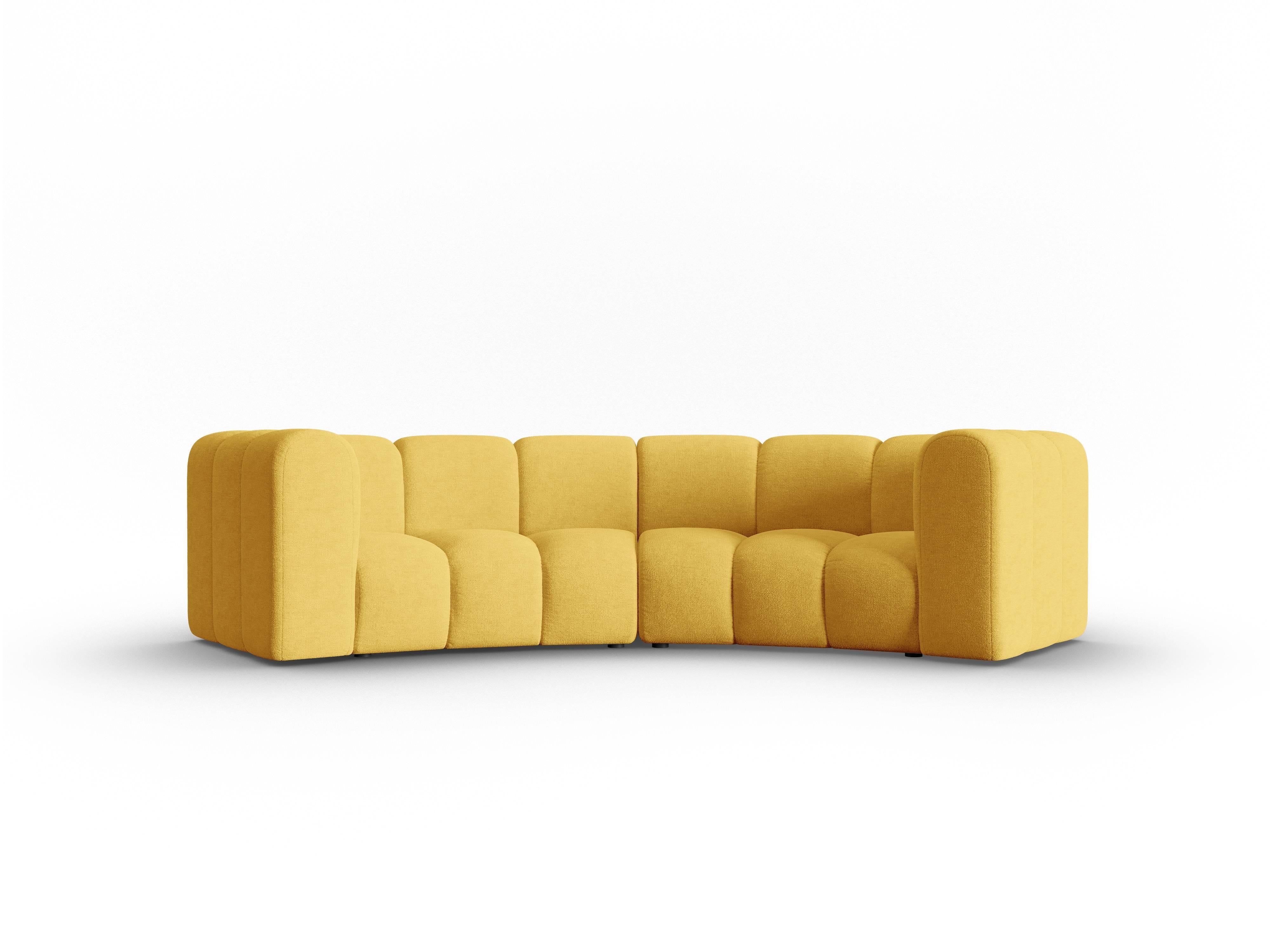 Interieurs 86 3-zitsbank Skyler halfrond chenille | 