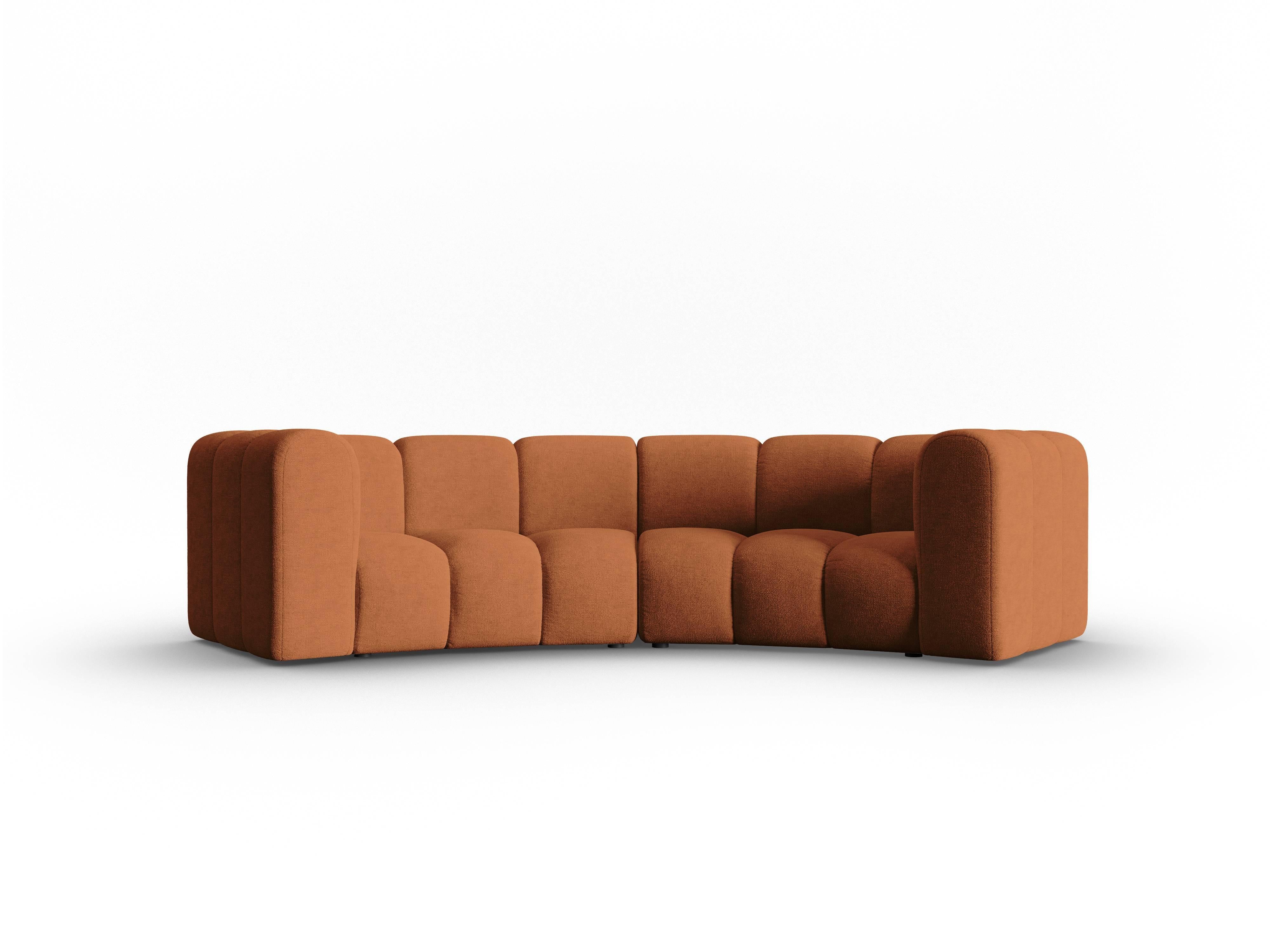 Interieurs 86 3-zitsbank Skyler halfrond chenille | 