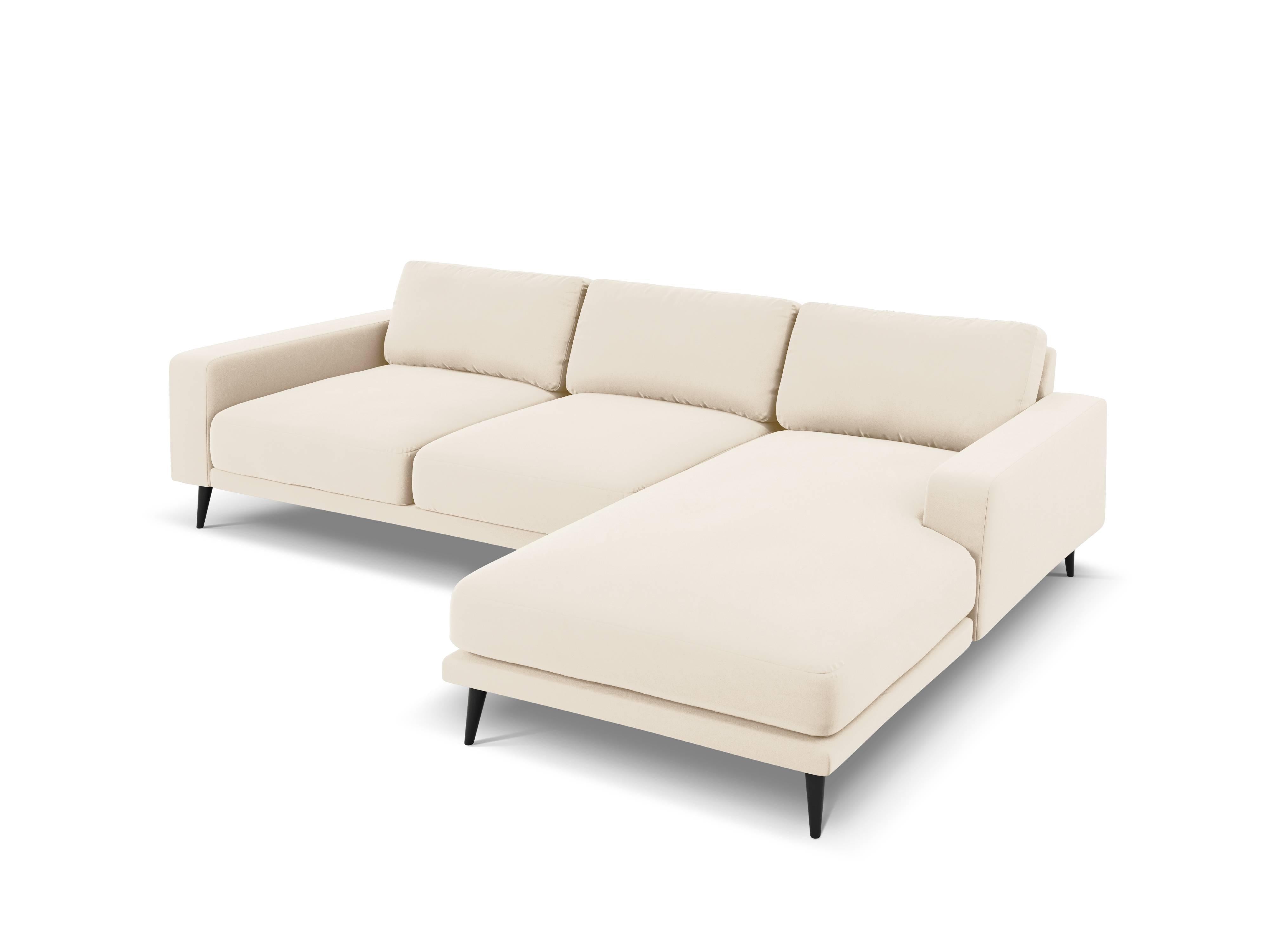 Micadoni Limited Edition 3.5-zitshoekbank Kylie rechts velvet | 