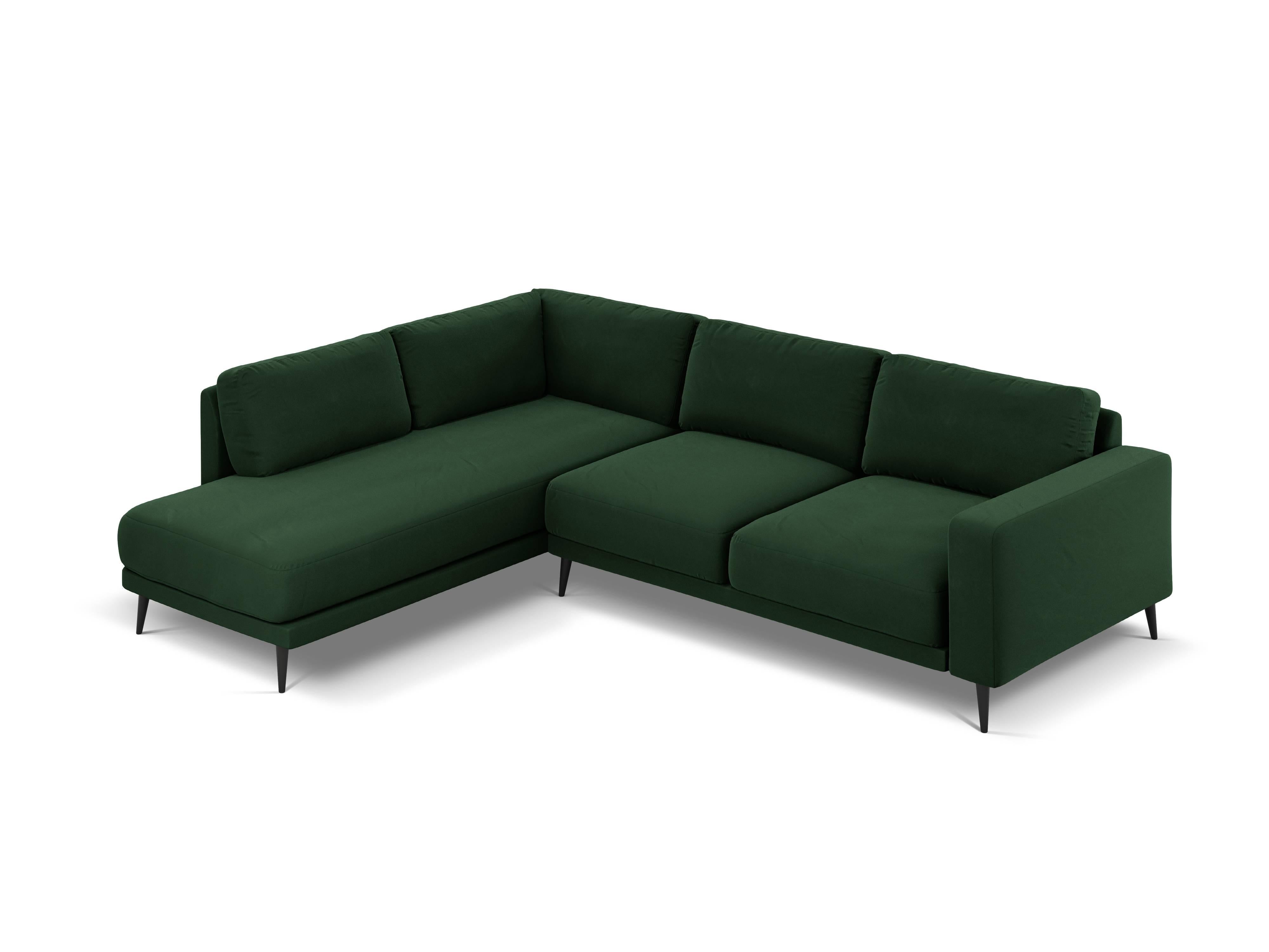 Micadoni Limited Edition 4.5-zitshoekbank Kylie links velvet | 