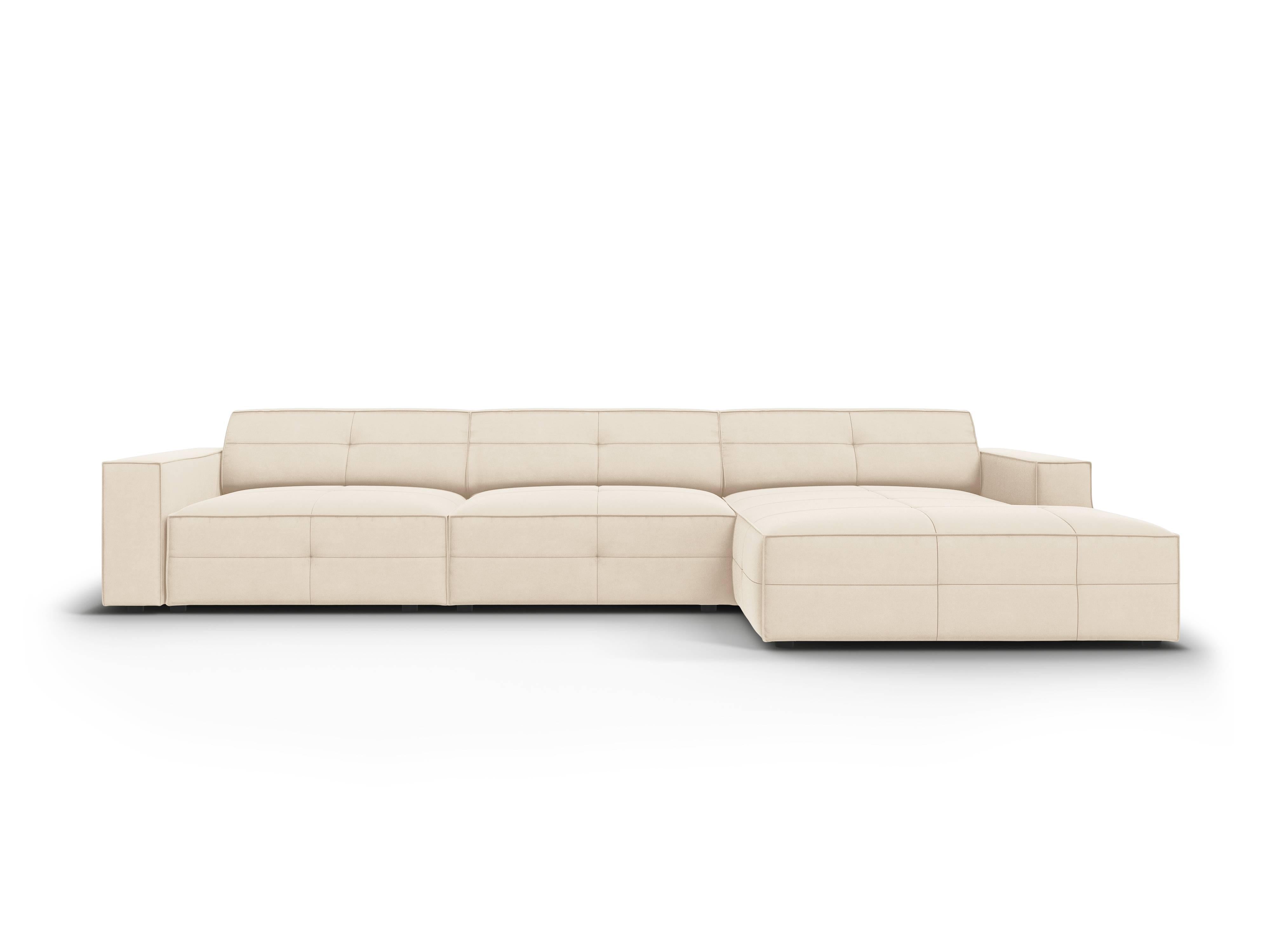 Interieurs 86 Hoekbank Oscar rechts velvet met armleuning | 