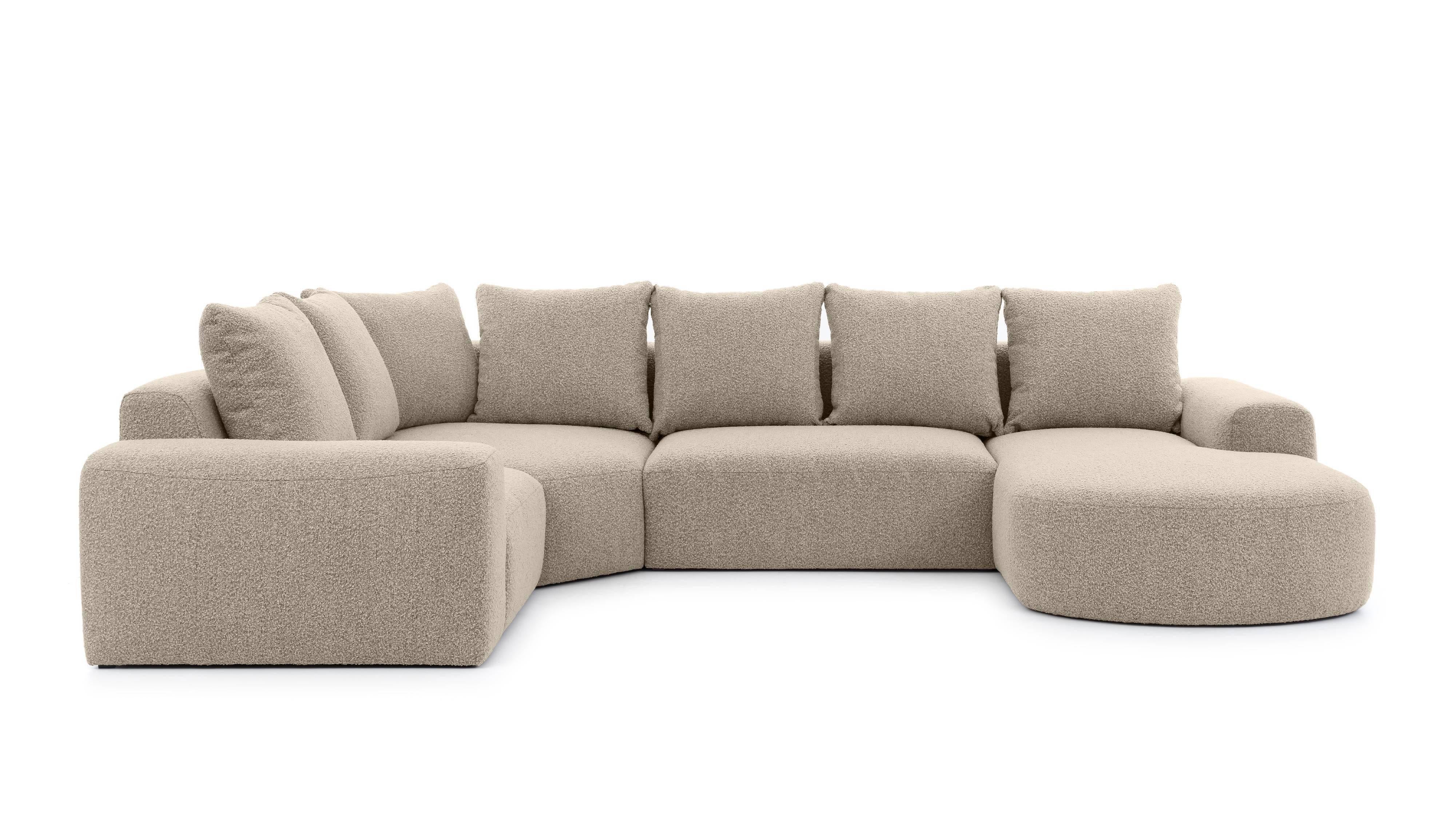 NADUVI Collection U-bank Arrezzo rechts velvet | 