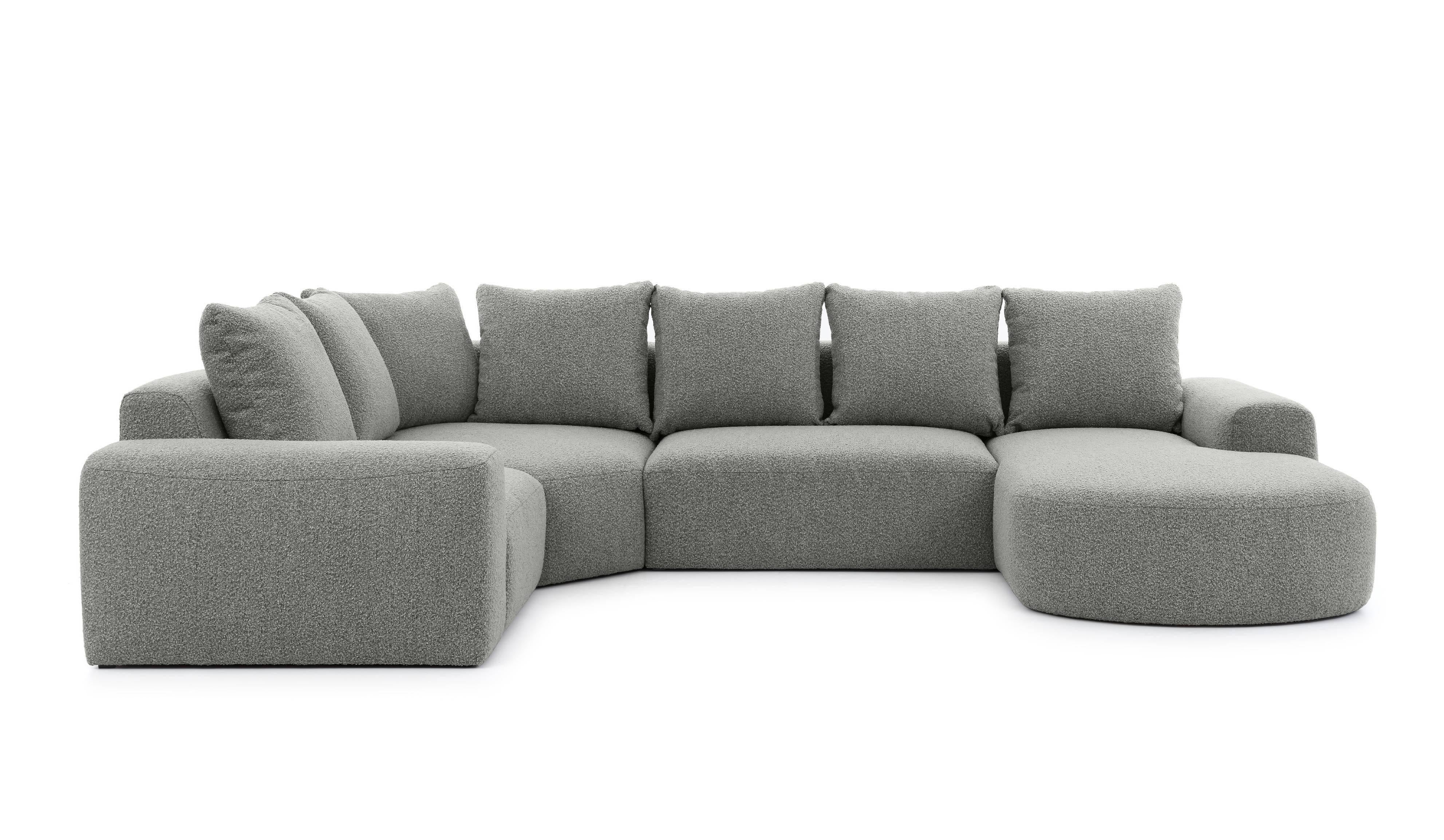 NADUVI Collection U-bank Arrezzo rechts velvet | 